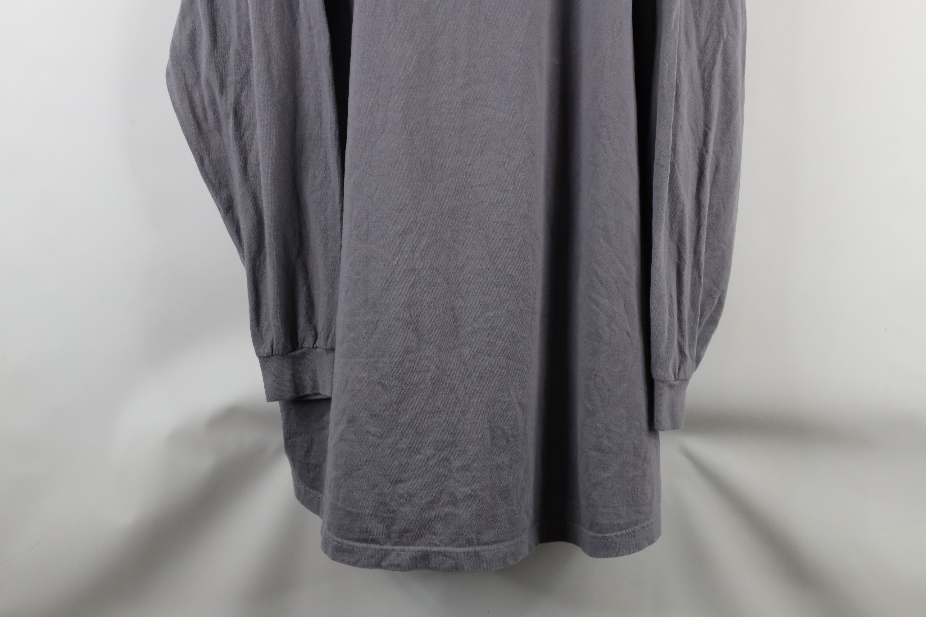 Vintage Vintage 90s Streetwear Long Sleeve T-Shirt Gray Cotton Size US XXL / EU 58 / 5 - 3 Thumbnail