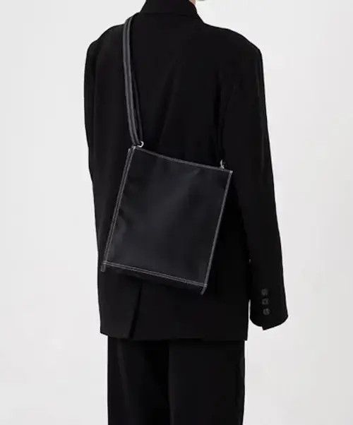 Japanese Brand Korean fashion black nylon crossbody bag shoulder bag Size ONE SIZE - 3 Thumbnail