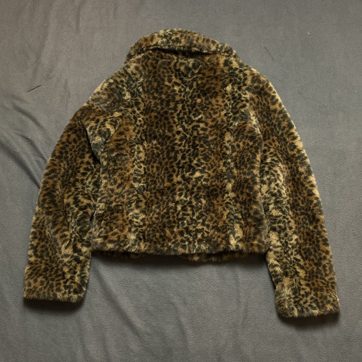 Vintage Faux fur leopard avant garde short coat Size S / US 4 / IT 40 - 5 Thumbnail