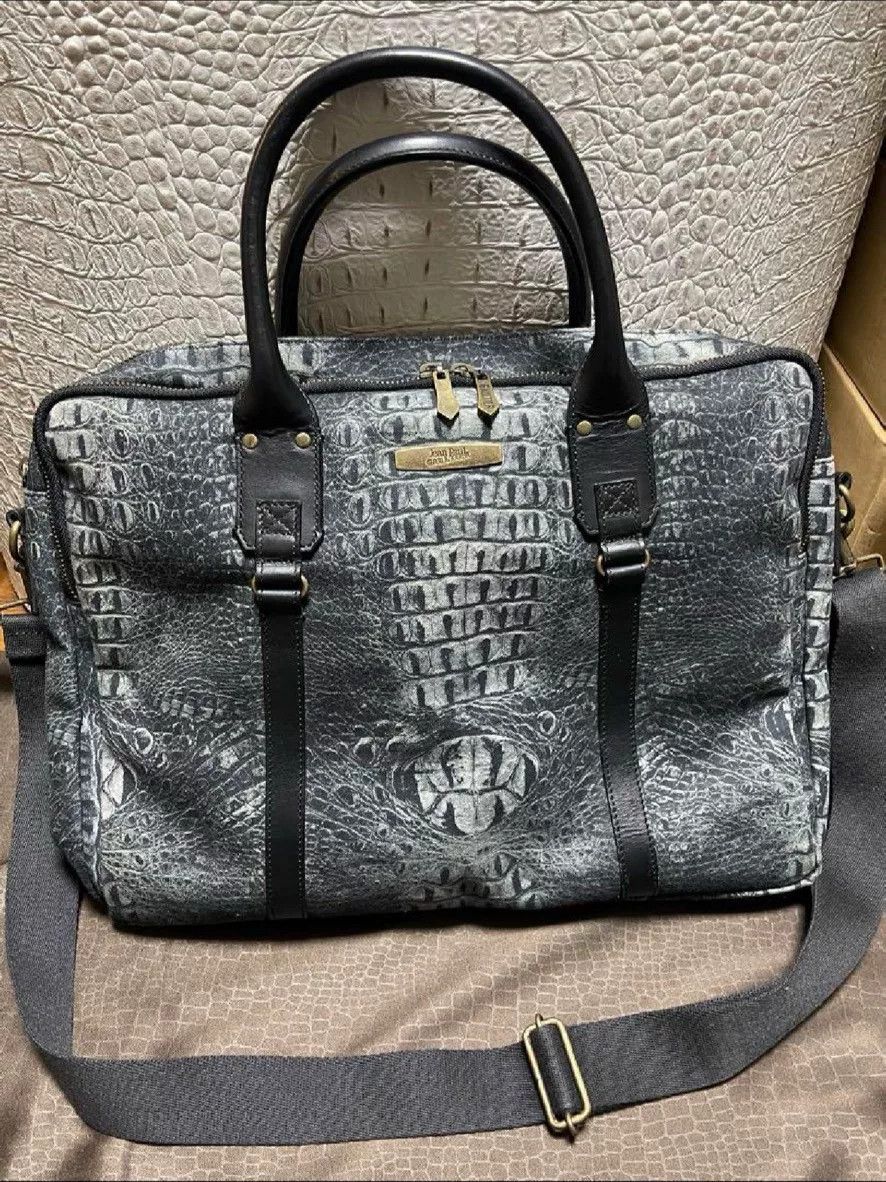 Jean Paul Gaultier Jean Paul Gaultier Silver Crocodile Doctor Bag Size ONE SIZE - 1 Thumbnail