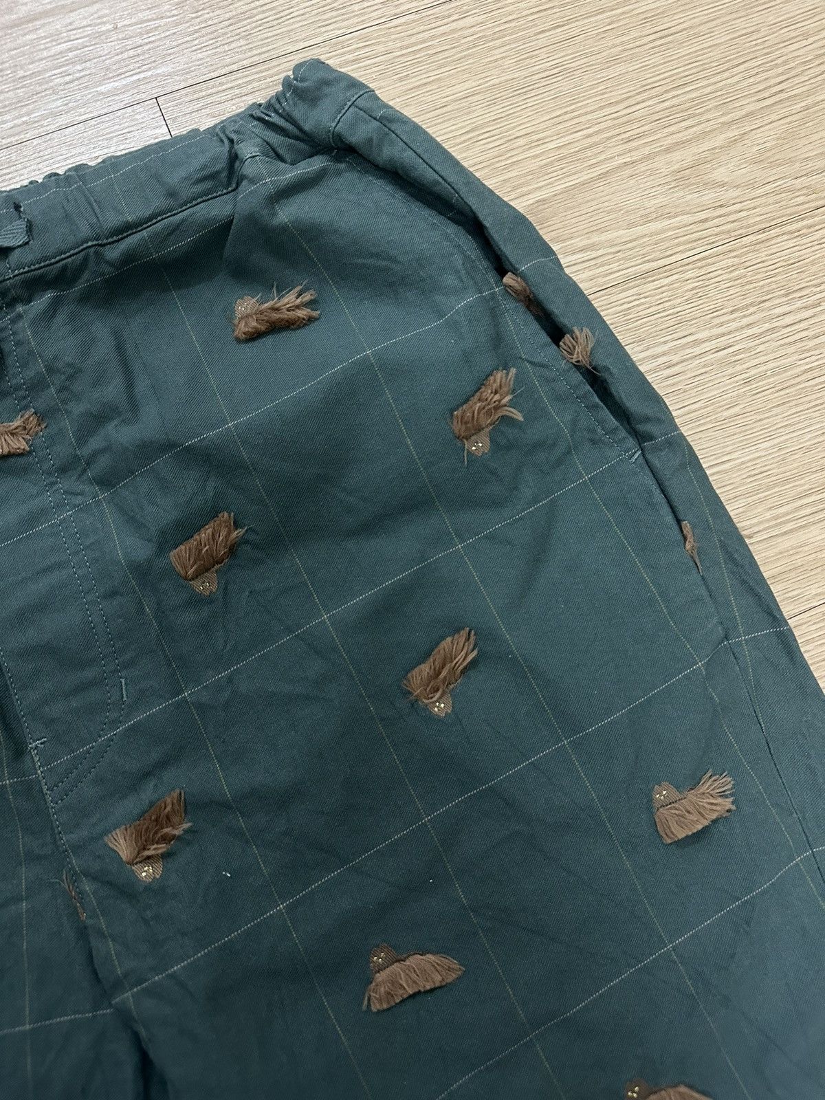 Issey Miyake × Japanese Brand × Ne-Net Ne-net Dog Print With Fur Relaxed Short Pants Size US 32 / EU 48 - 8 Thumbnail