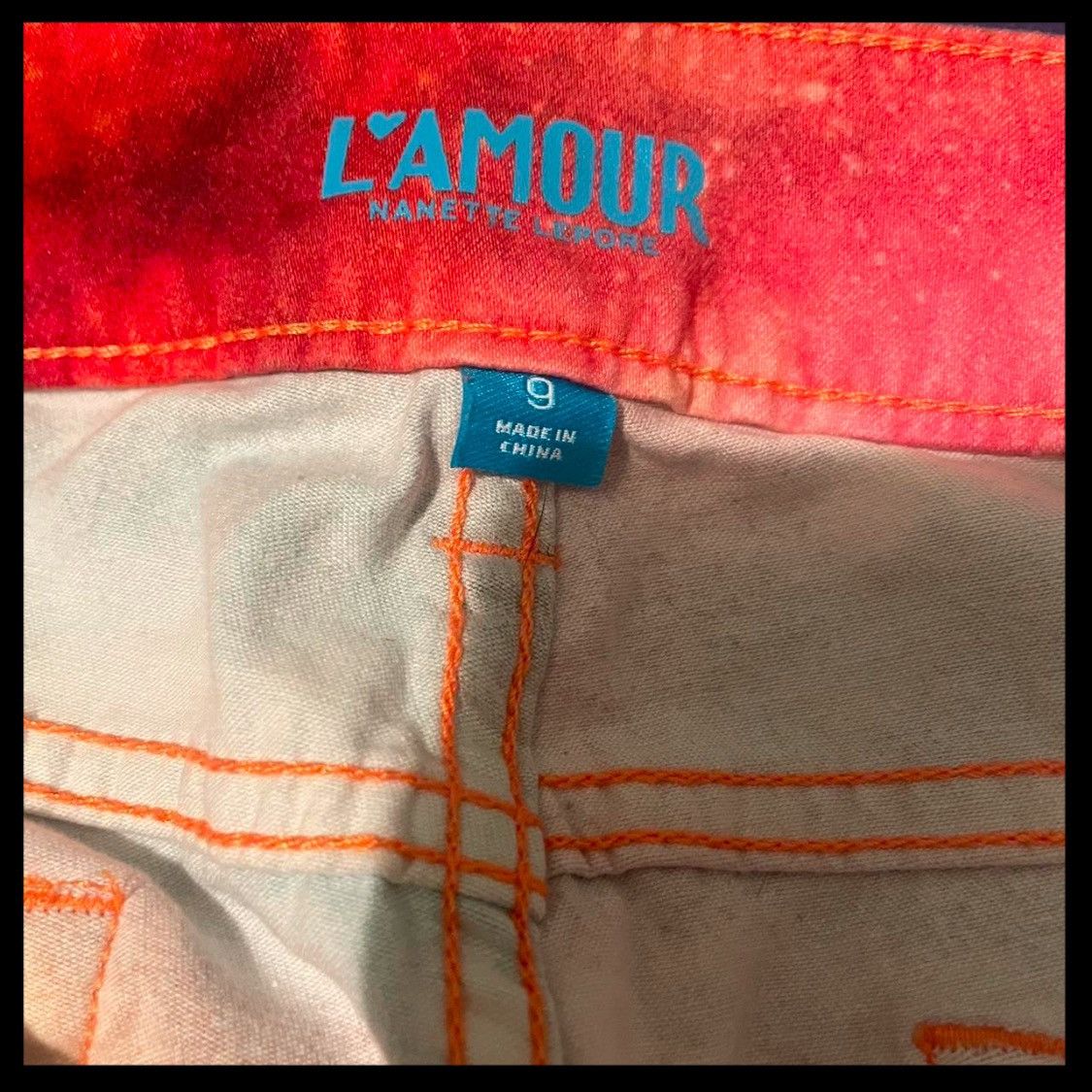 Nanette Lepore L'Amour Nanette Lepore Stretch Denim Multicolored Galaxy Size 28" / US 6 / IT 42 - 6 Thumbnail