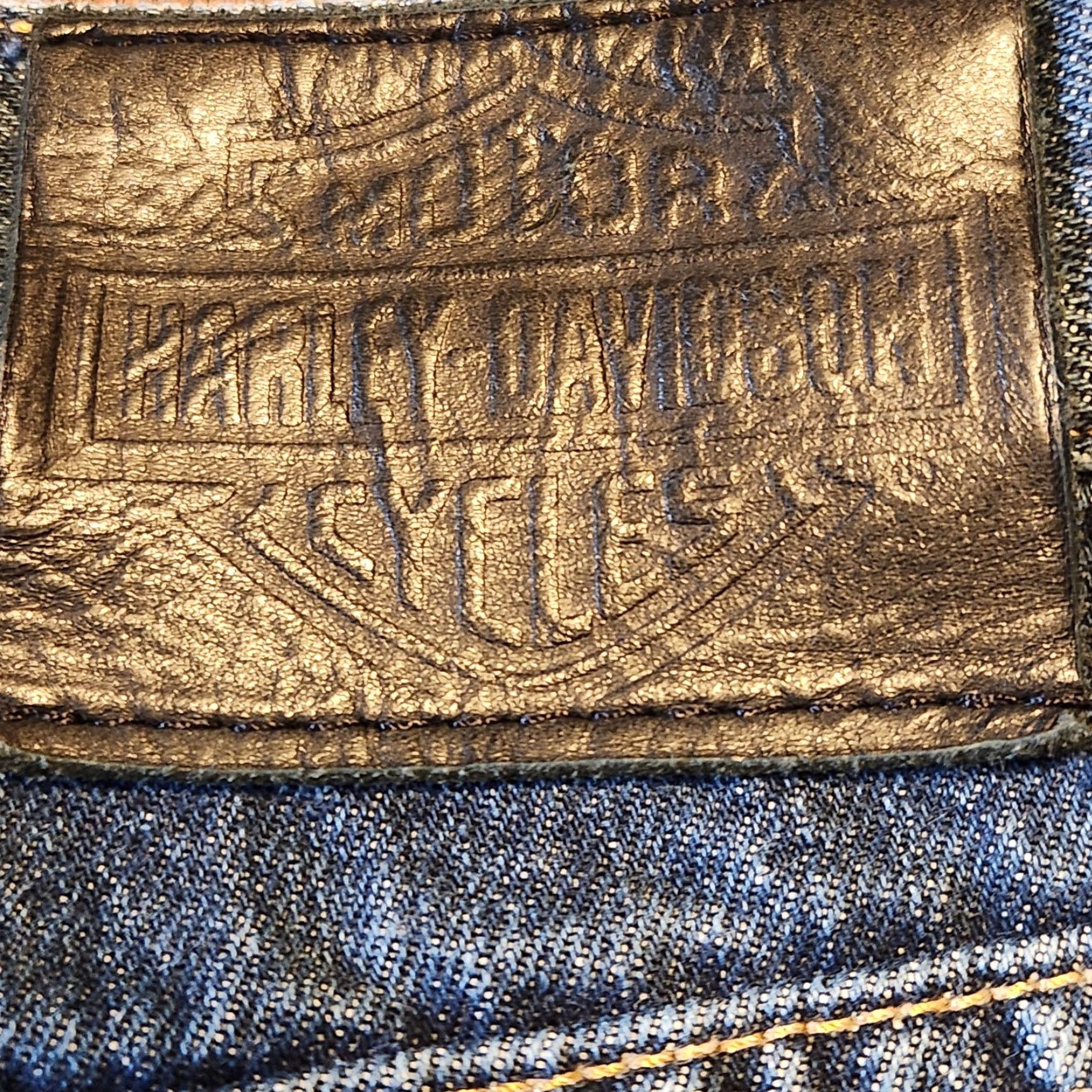Harley Davidson HARLEY-DAVIDSON GENUINE MOTORCLOTHES JEANS STRAIGHT LEG MEN 40X30 BLUE DENIM Size US 40 / EU 56 - 5 Thumbnail