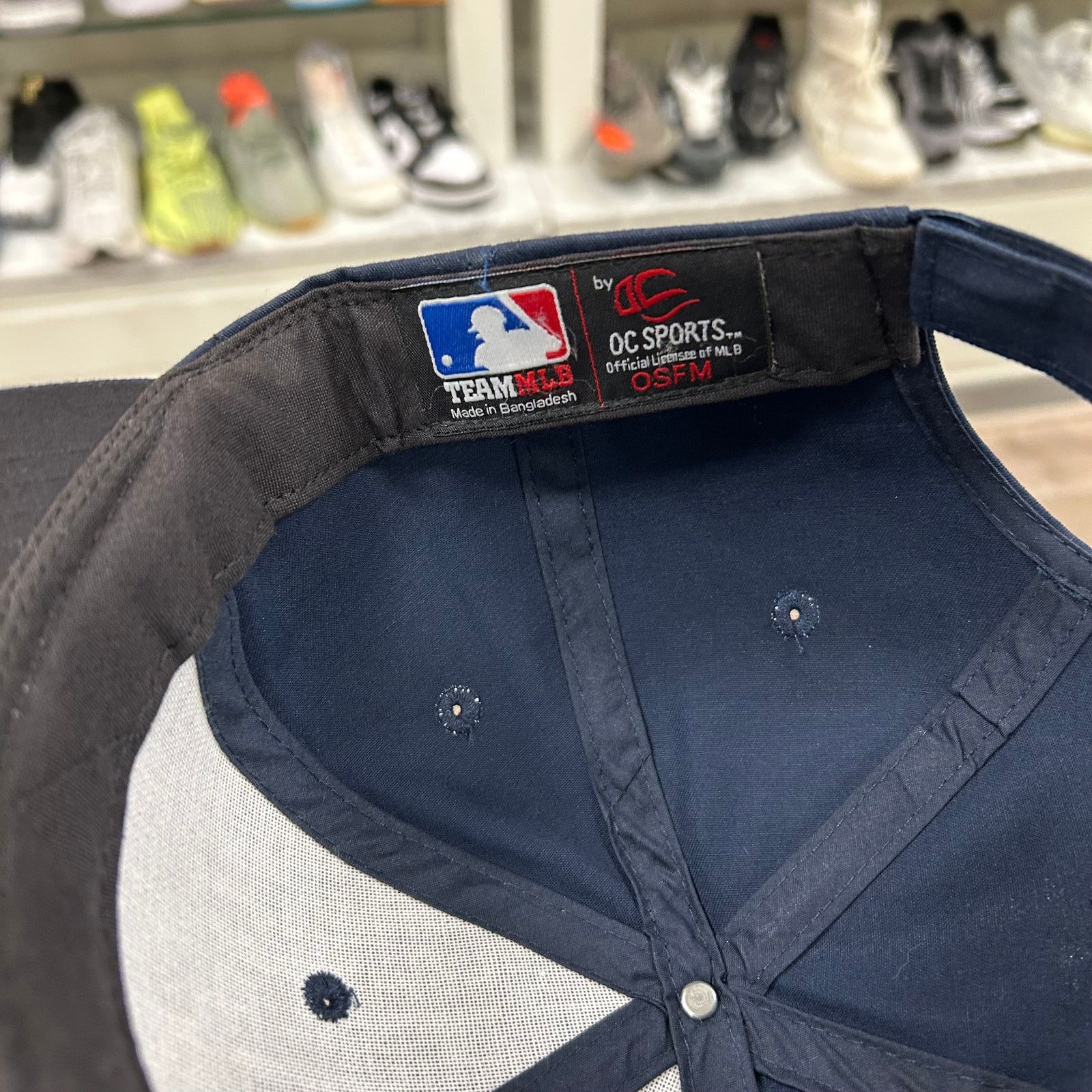 New Era Seattle Mariners Strapback MLB Navy S Compass Logo Hat Cap Size ONE SIZE - 5 Thumbnail