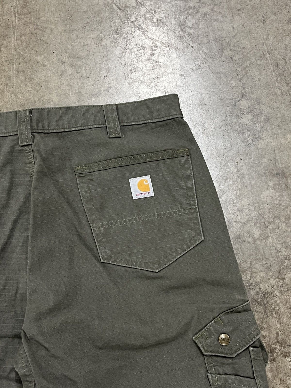 Carhartt × Vintage Carhartt baggy fit shorts cargo carpenter skater streetwear Size US 36 / EU 52 - 5 Thumbnail