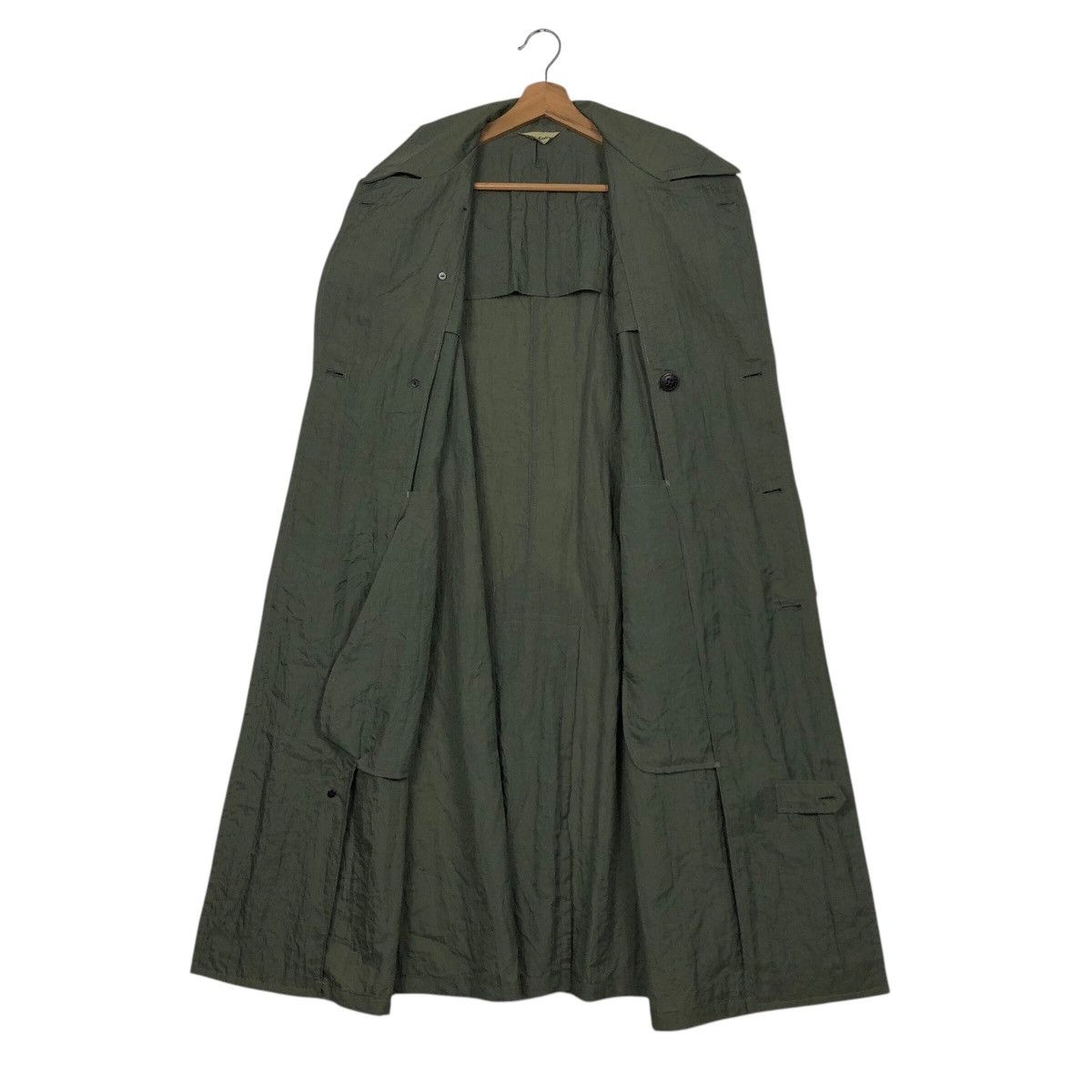 Japanese Brand × Vintage 📌Rich Green Vintage Long Jacket San-Entry Bondage Parachute Size US M / EU 48-50 / 2 - 15 Thumbnail