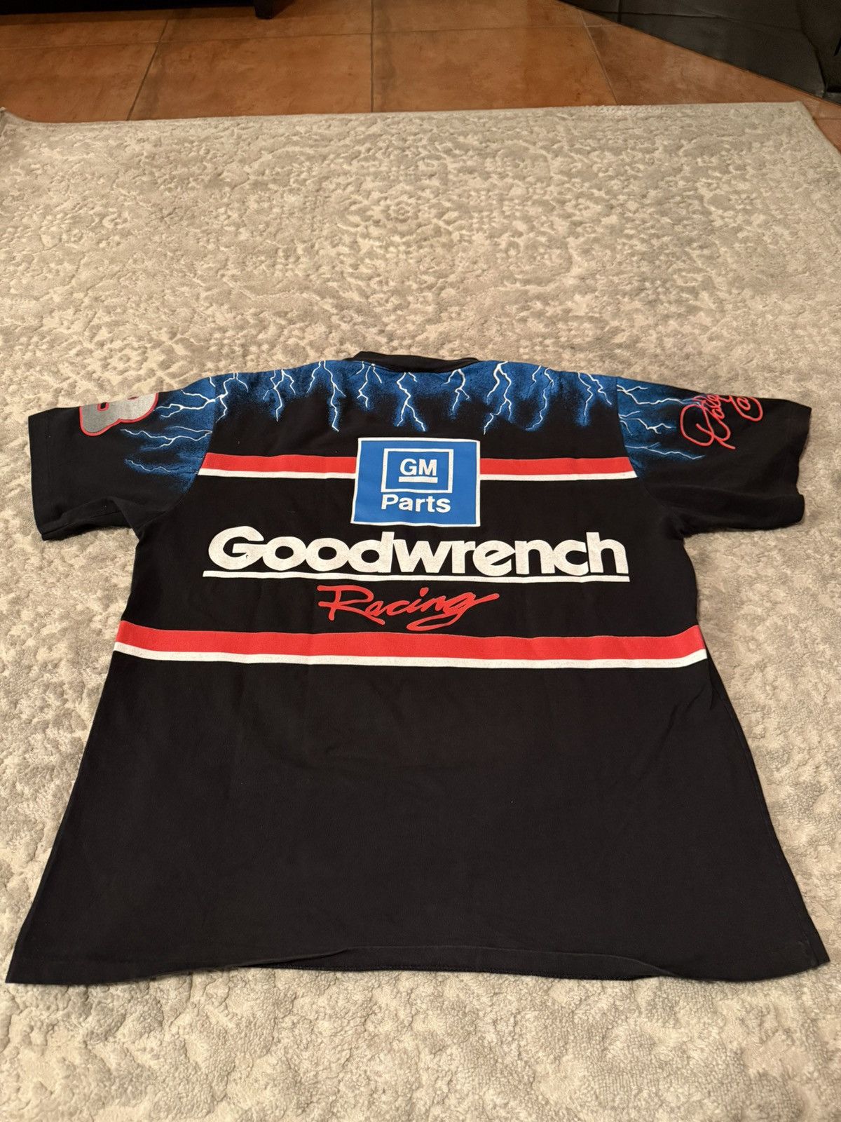 NASCAR × Vintage Vintage dale earnhart “Black Knight” T shirt Size US XL / EU 56 / 4 - 6 Thumbnail