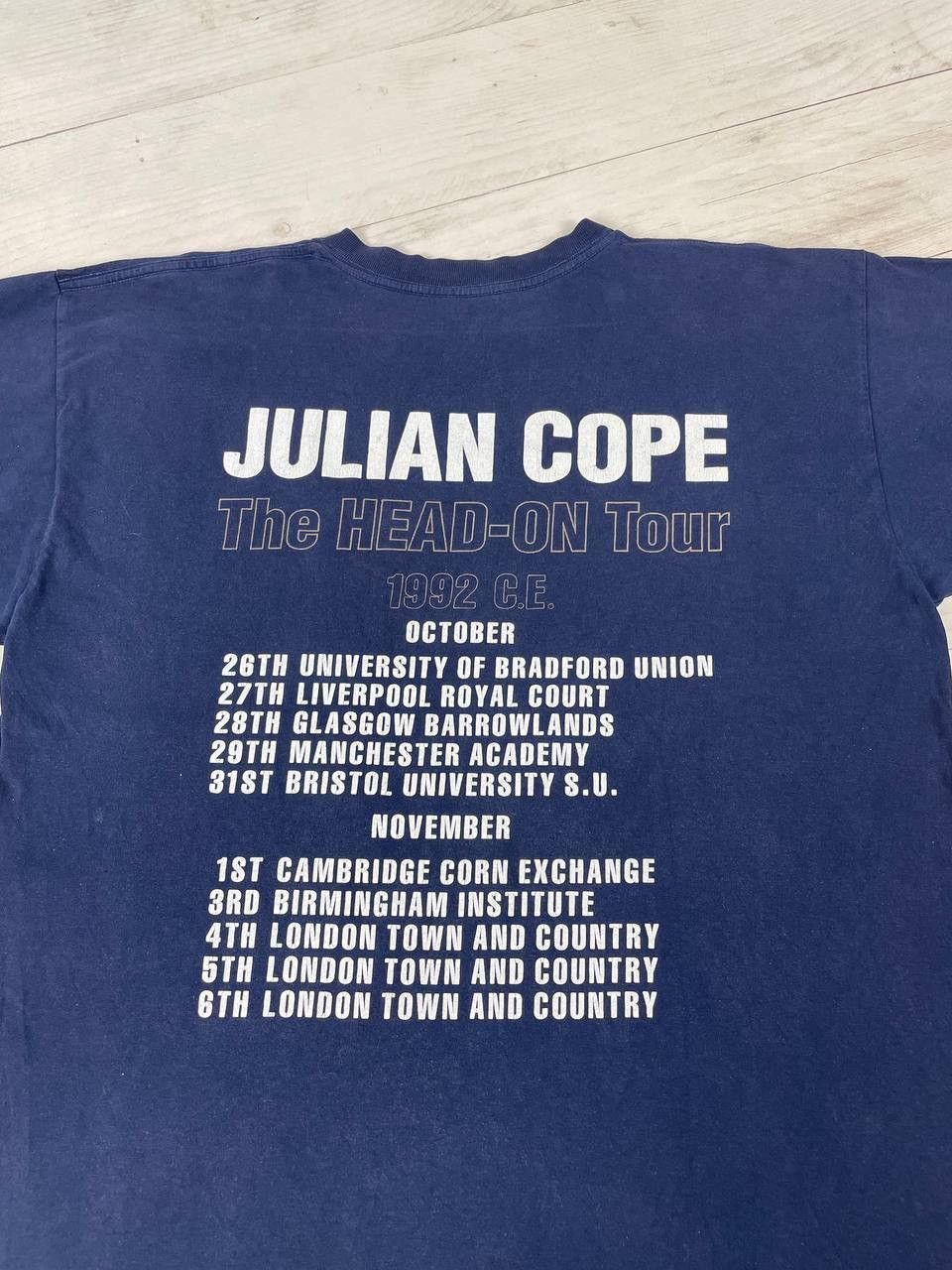 Band Tees 1992 Julian Cope The Head-On Tour T-Shirt Size US XL / EU 56 / 4 - 10 Thumbnail