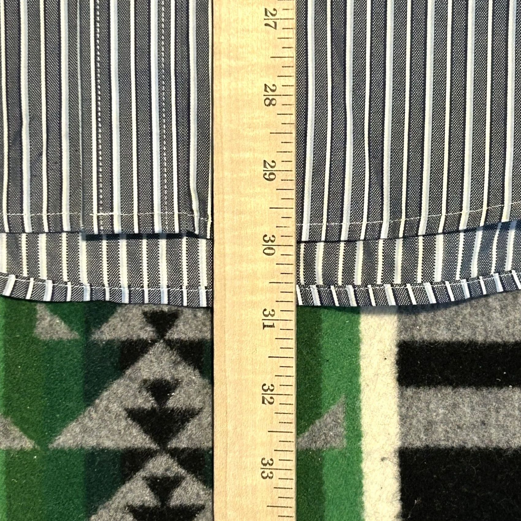 Robert Graham Robert Graham Shirt Mens Medium Stripe Button Down Flip Cuff C8 Size US M / EU 48-50 / 2 - 5 Thumbnail