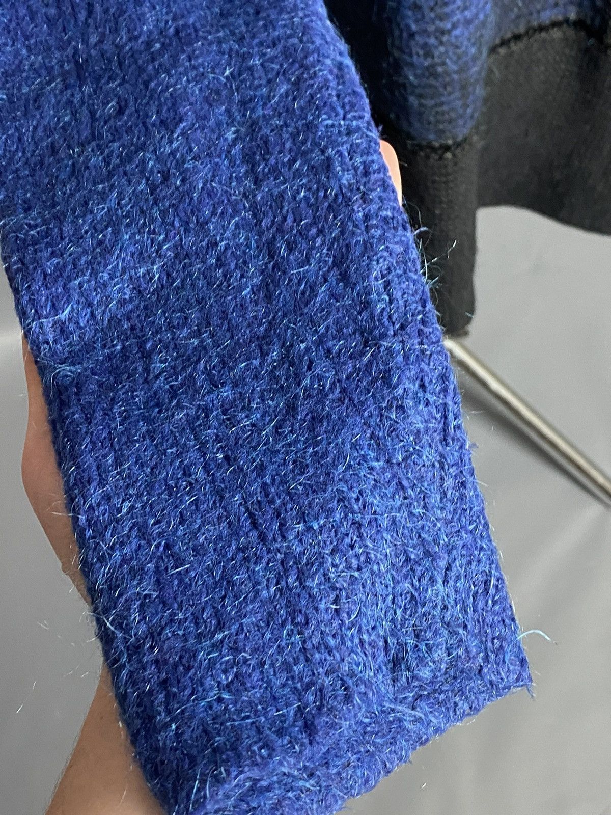 Sarah Pacini Sarah Pacini Alpaca Merino Sweater Colorblock Oversized Knit Size ONE SIZE - 6 Thumbnail