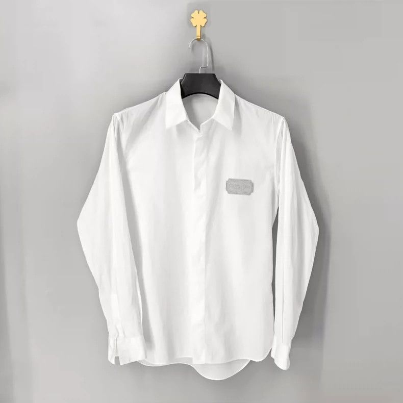 Dior DiorLogo labeled single-breasted solid color loose long-sle Size US XXS / EU 40 - 1 Thumbnail