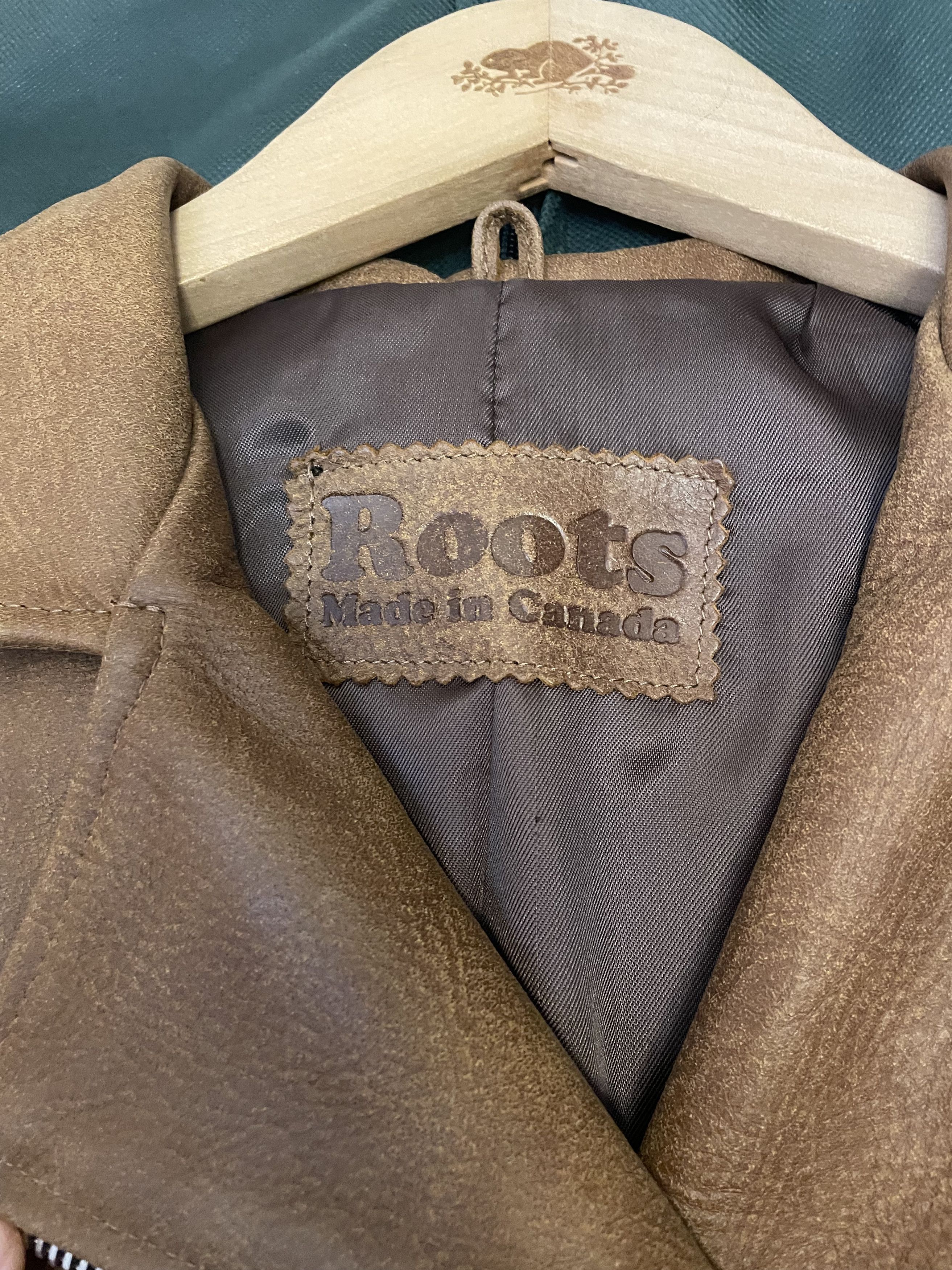 Roots Tan Deer skin/ Deer hide Jacket Size XS / US 0-2 / IT 36-38 - 3 Thumbnail