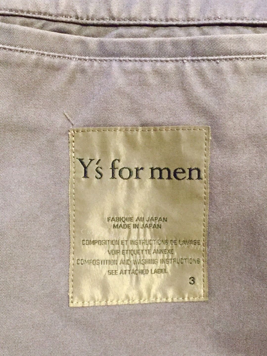 Yohji Yamamoto Yohji Yamamoto Y's Gray Workwear Blazer Size US L / EU 52-54 / 3 - 1 Thumbnail