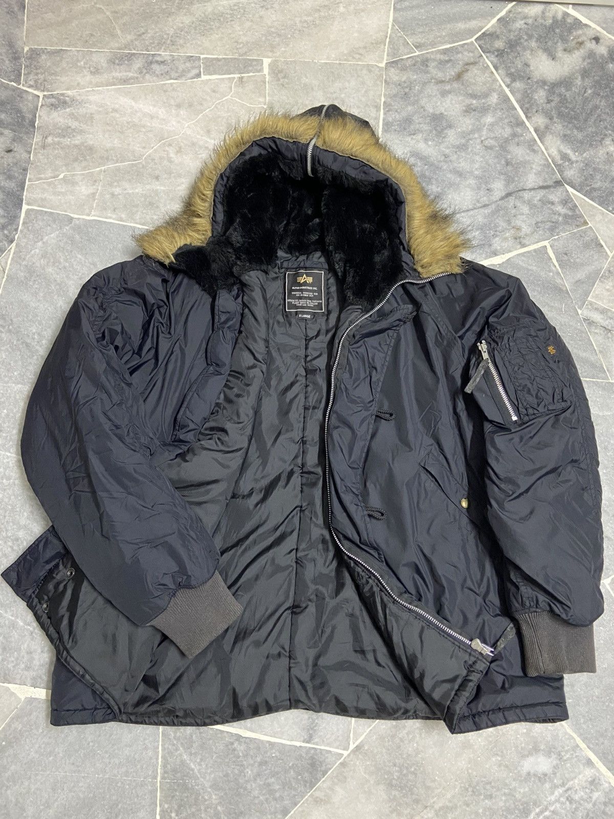 Alpha Industries Alpha Industries N2B Faux Fur Jacket Size US L / EU 52-54 / 3 - 9 Thumbnail