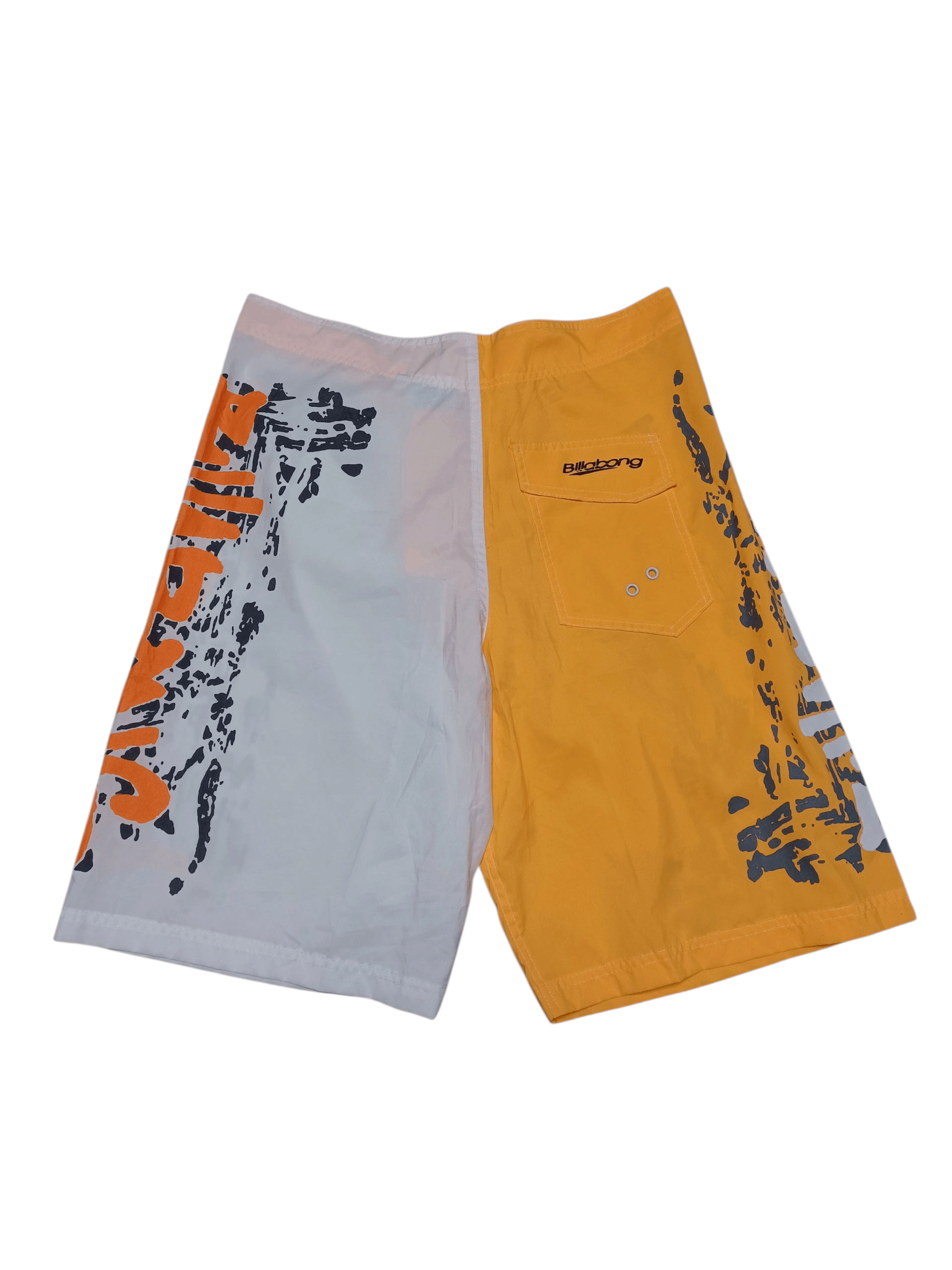 Billabong BILLABONG VINTAGE SURF STYLE NYLON SWIM SHORTS Size US 38 / EU 54 - 2 Thumbnail