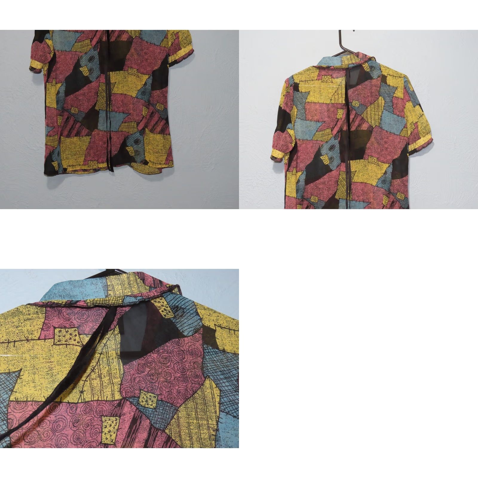Disney Disney Nightmare Before Christmas Sally Sheer Blouse Women's XL Size XL / US 12-14 / IT 48-50 - 8 Thumbnail