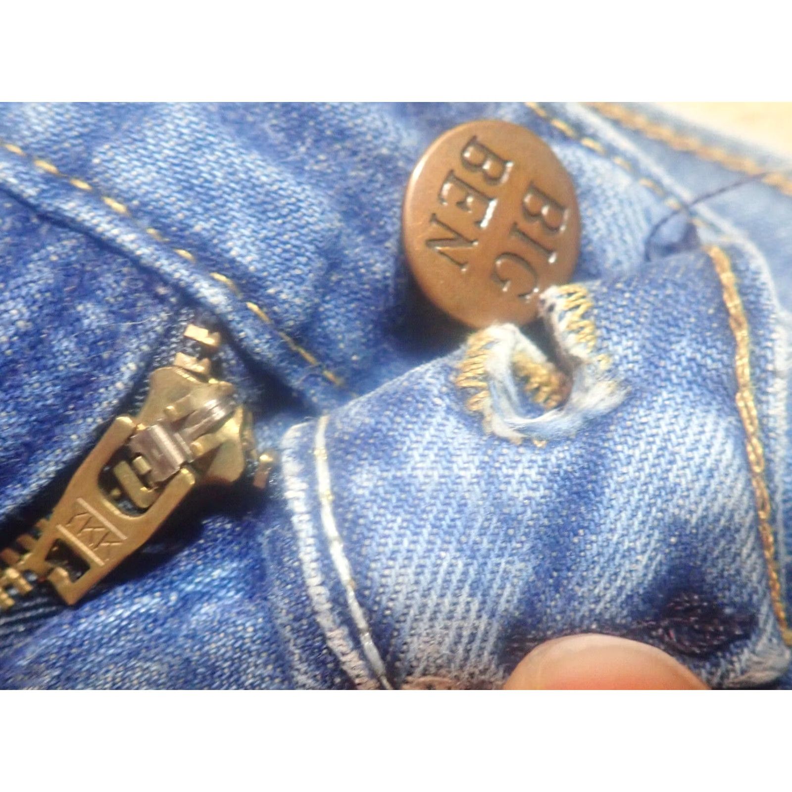 Wrangler VINTAGE Wrangler Big Ben Carpenter Pants Made in USA Work Jeans Blue 38x29 Unisex Adults Size US 38 / EU 54 - 5 Thumbnail