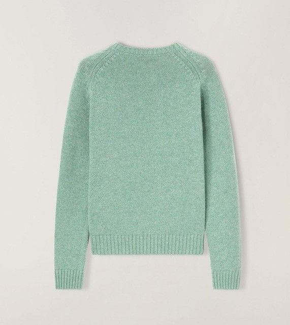 Loro Piana o1srvl11e0824 Parksville Crewneck Sweater in Mint Green Size M / US 6-8 / IT 42-44 - 2 Thumbnail