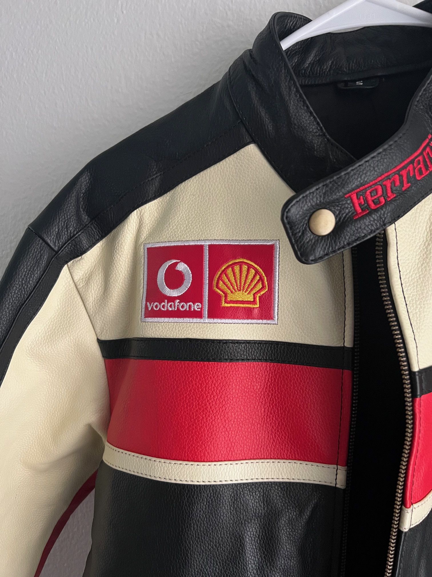 Ferrari Ferrari F1 Vintage Leather Jacket Size US S / EU 44-46 / 1 - 3 Thumbnail
