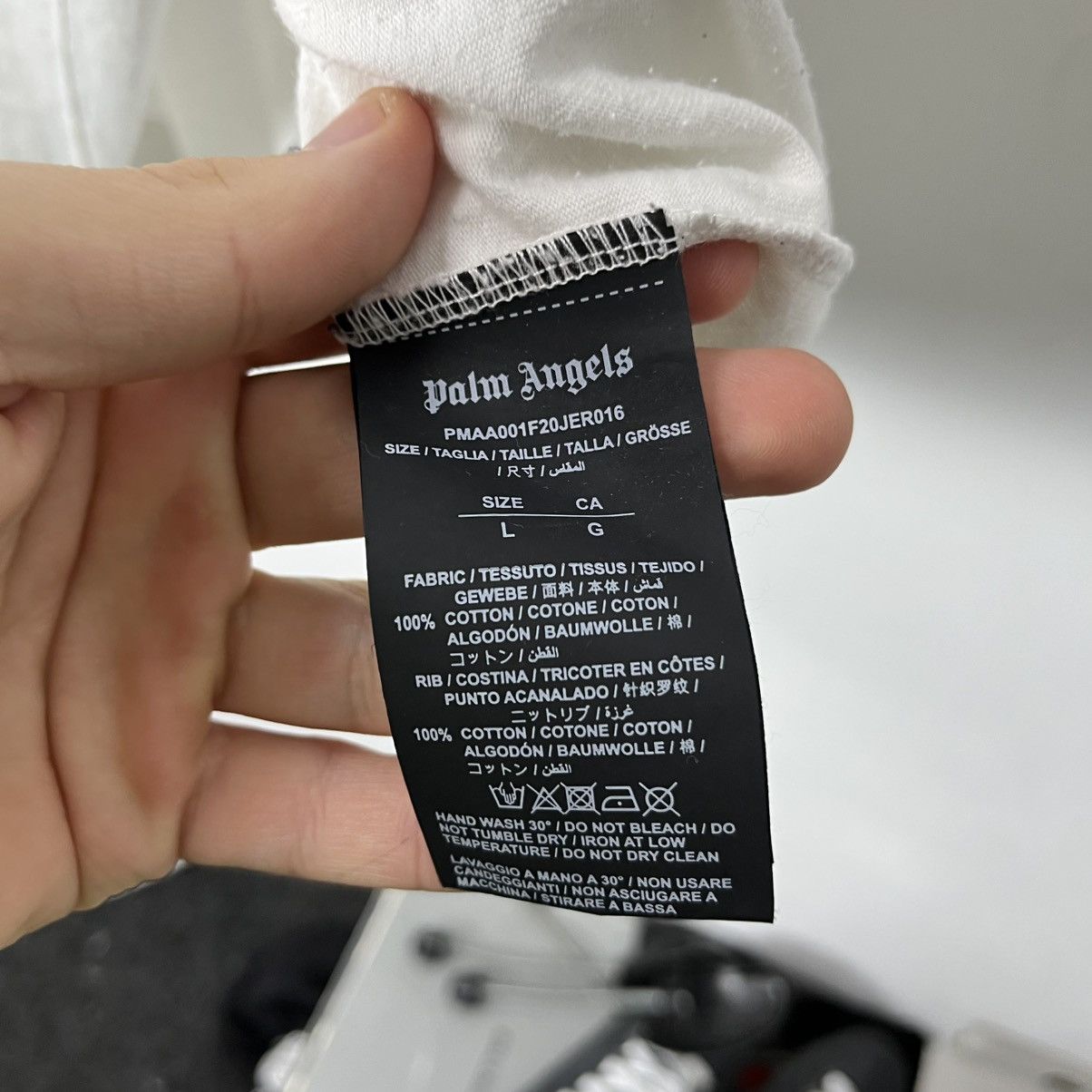 Palm Angels Palm Angels t shirt big logo Size US M / EU 48-50 / 2 - 8 Thumbnail
