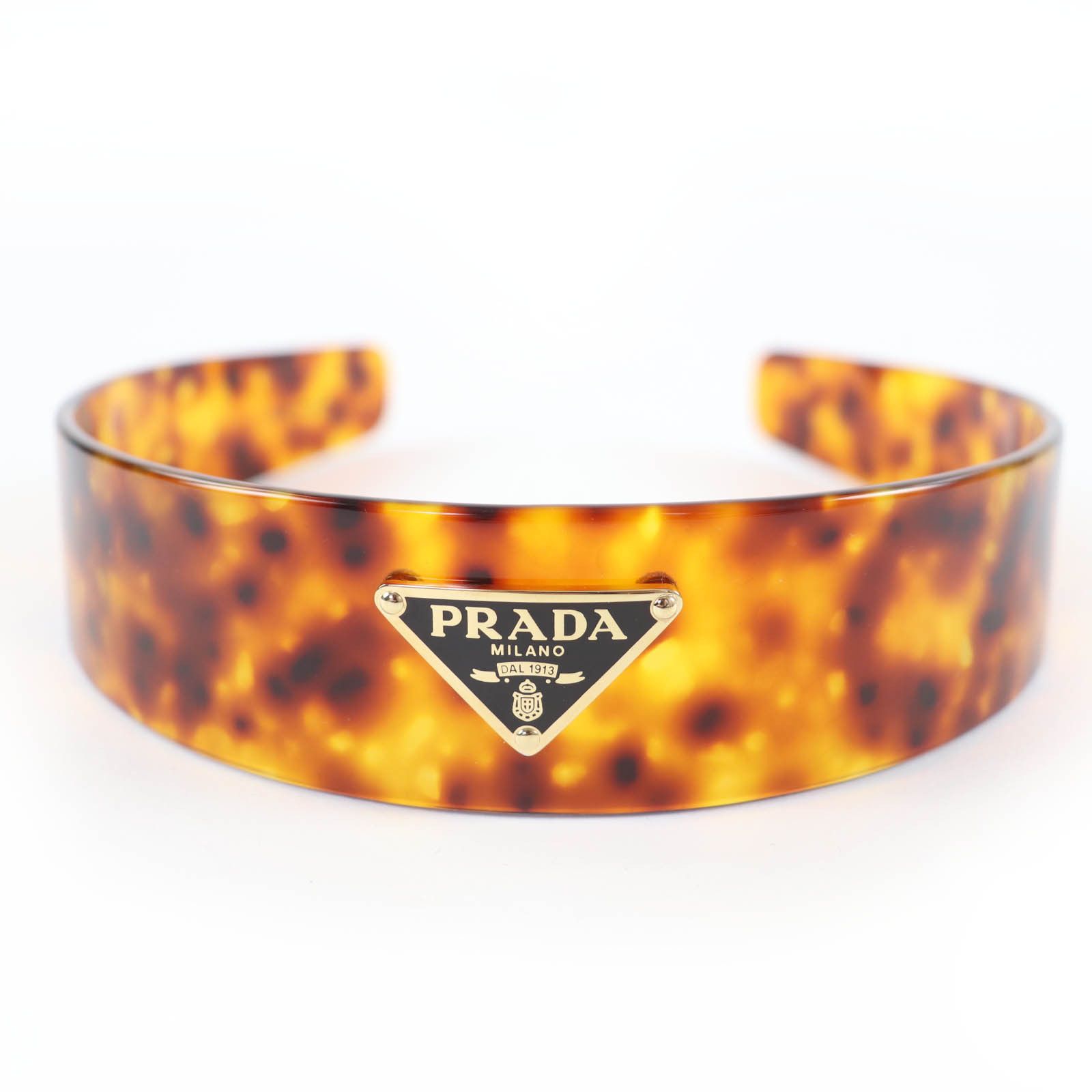 Prada Prada Prada Triangle Logo Headband Plastic / Synthetic Other 1IH082 DUTY FREE for USA Size ONE SIZE - 1 Thumbnail