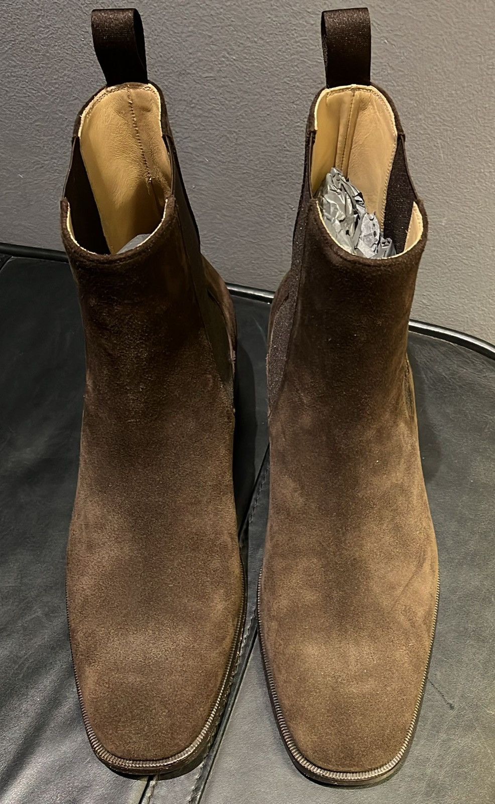 Tom Ford o1loc1c0425 J1387 Alec Chelsie Boots in Brown Size US 10 / EU 43 - 5 Thumbnail