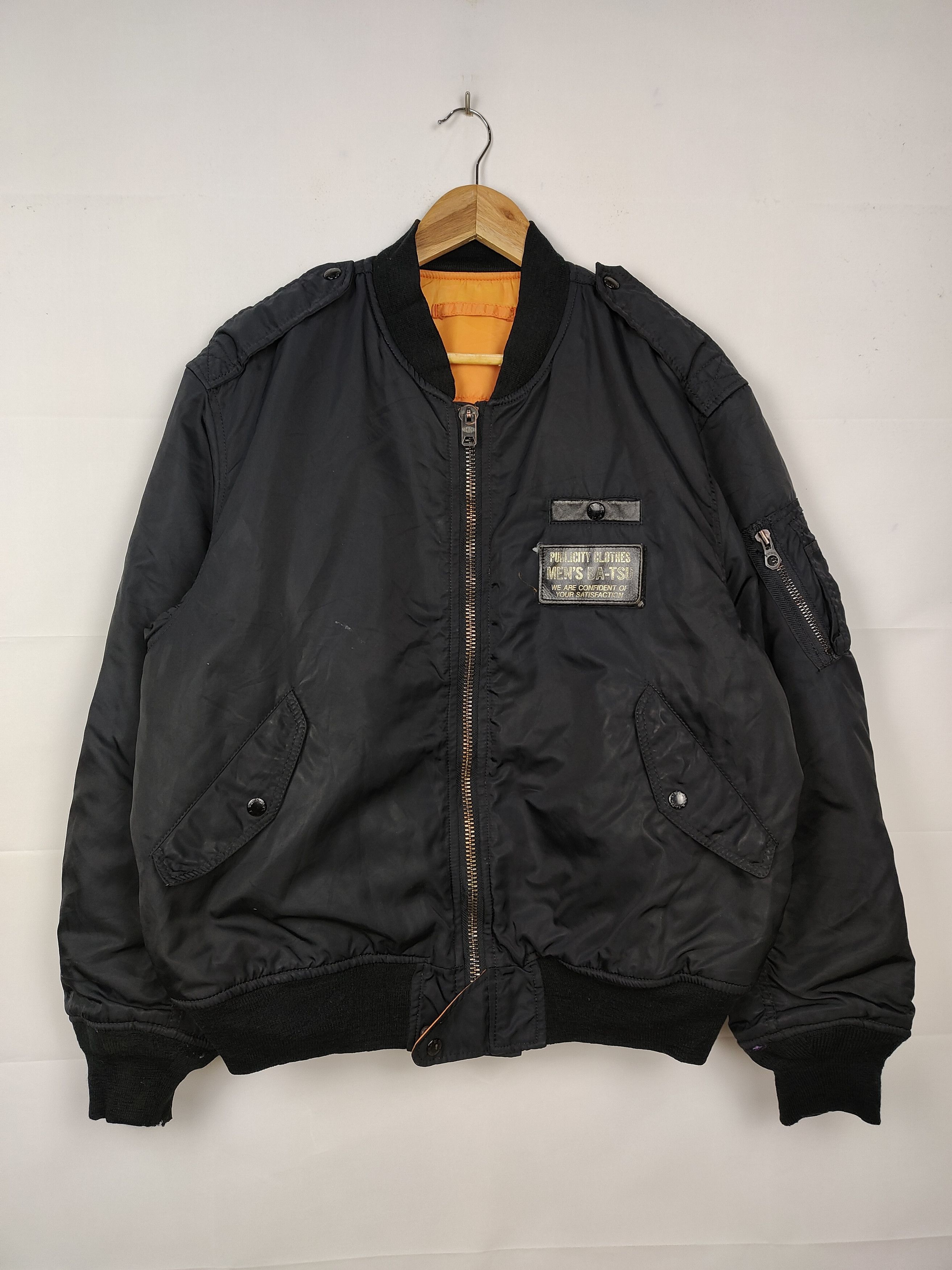 Japanese Brand AW1988 Men's BA-TSU Bomber Jacket & Pashu Shin Shirt Size US L / EU 52-54 / 3 - 1 Thumbnail