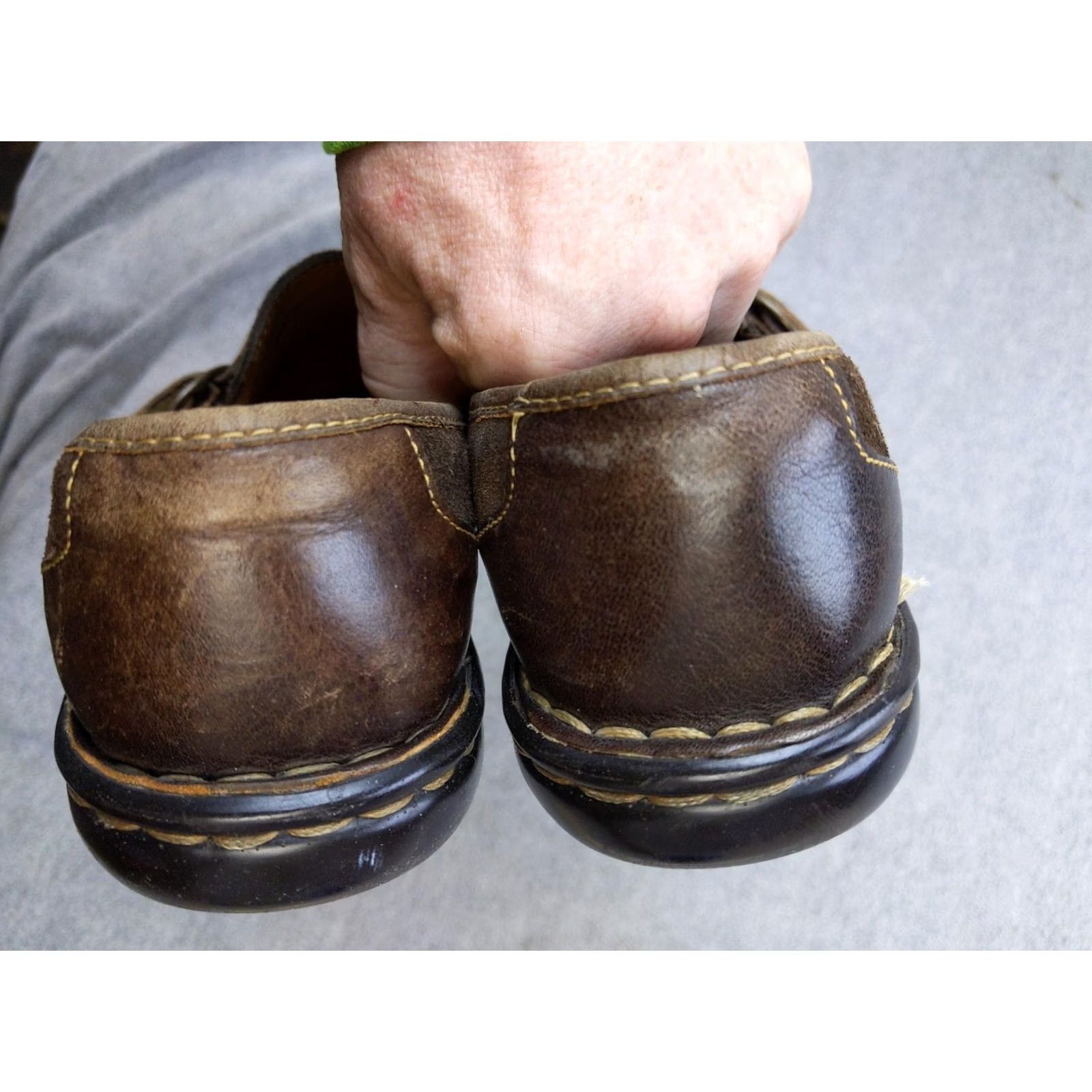 Born Born Womens Loafer Casual Slip On Brown Suede W0261 Buckle 8 M 39 39? Size US 8 / IT 38 - 5 Thumbnail
