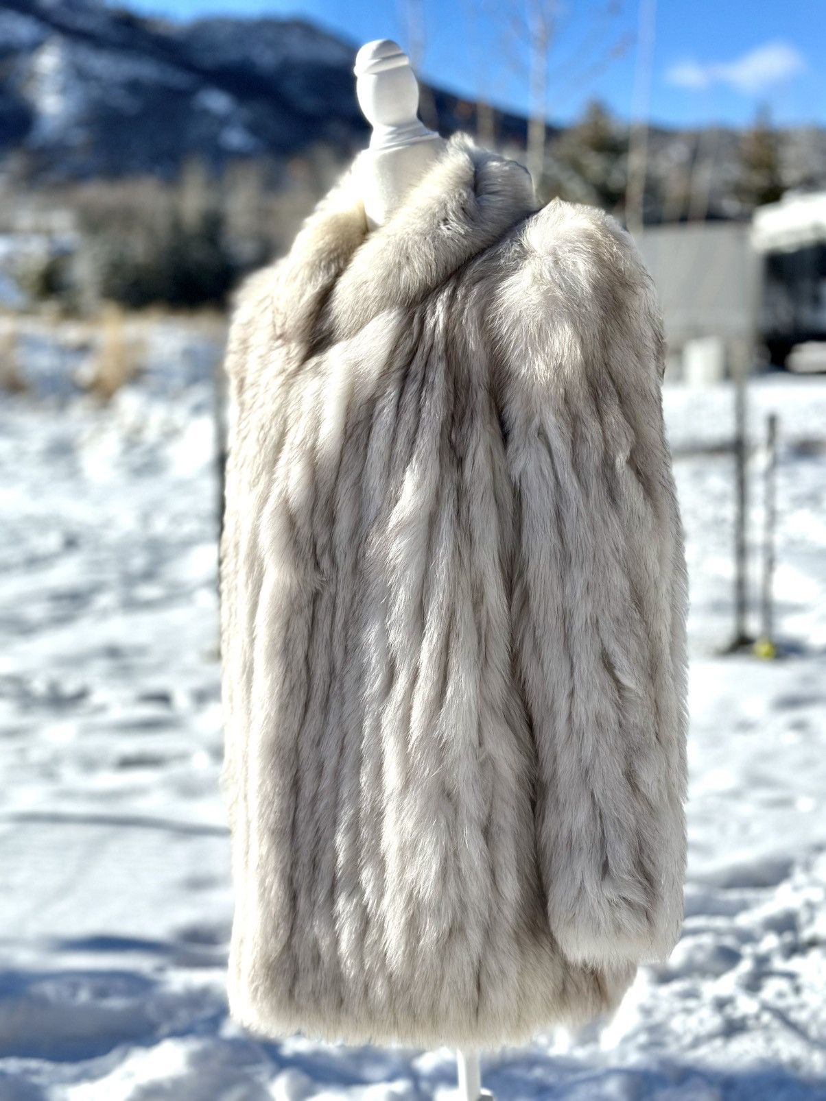 Sagafurs Fox Fur Coat Size ONE SIZE - 3 Thumbnail
