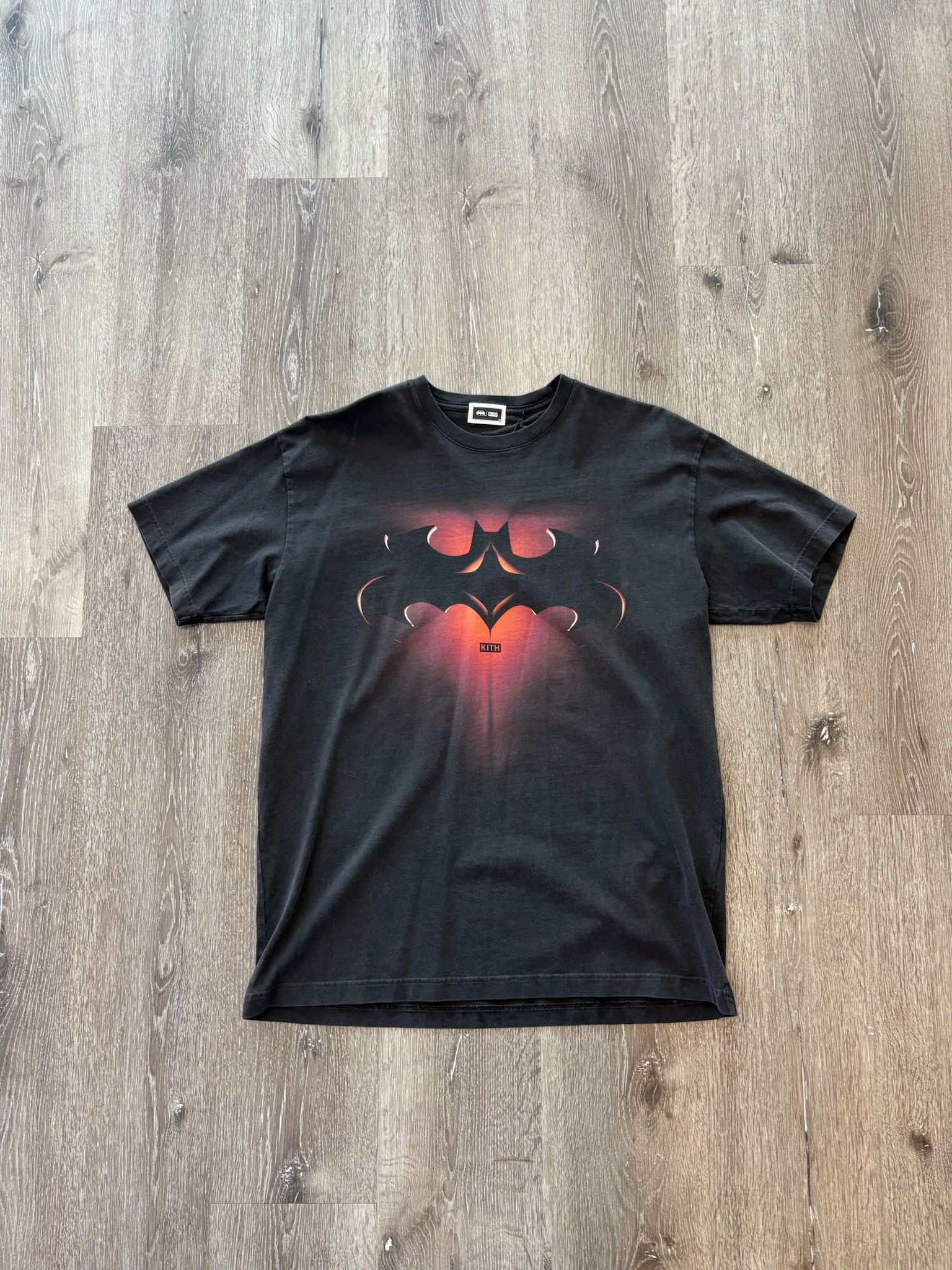 Kith Kith "Batman And Robin" Logo Vintage Tee (Black) Size US M / EU 48-50 / 2 - 1 Thumbnail