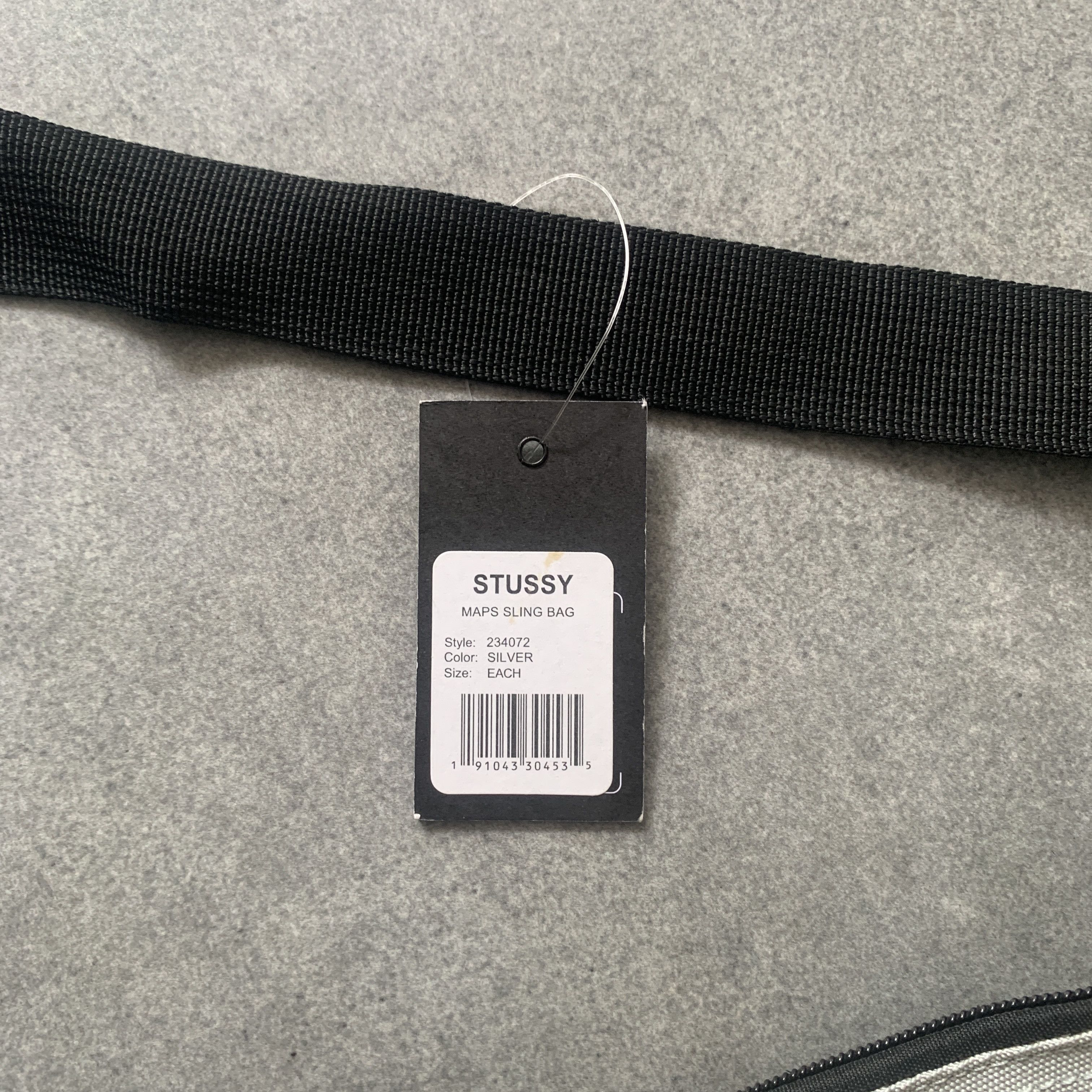 Other STUSSY MAPS SLING BAG IN SILVER Size ONE SIZE - 5 Thumbnail
