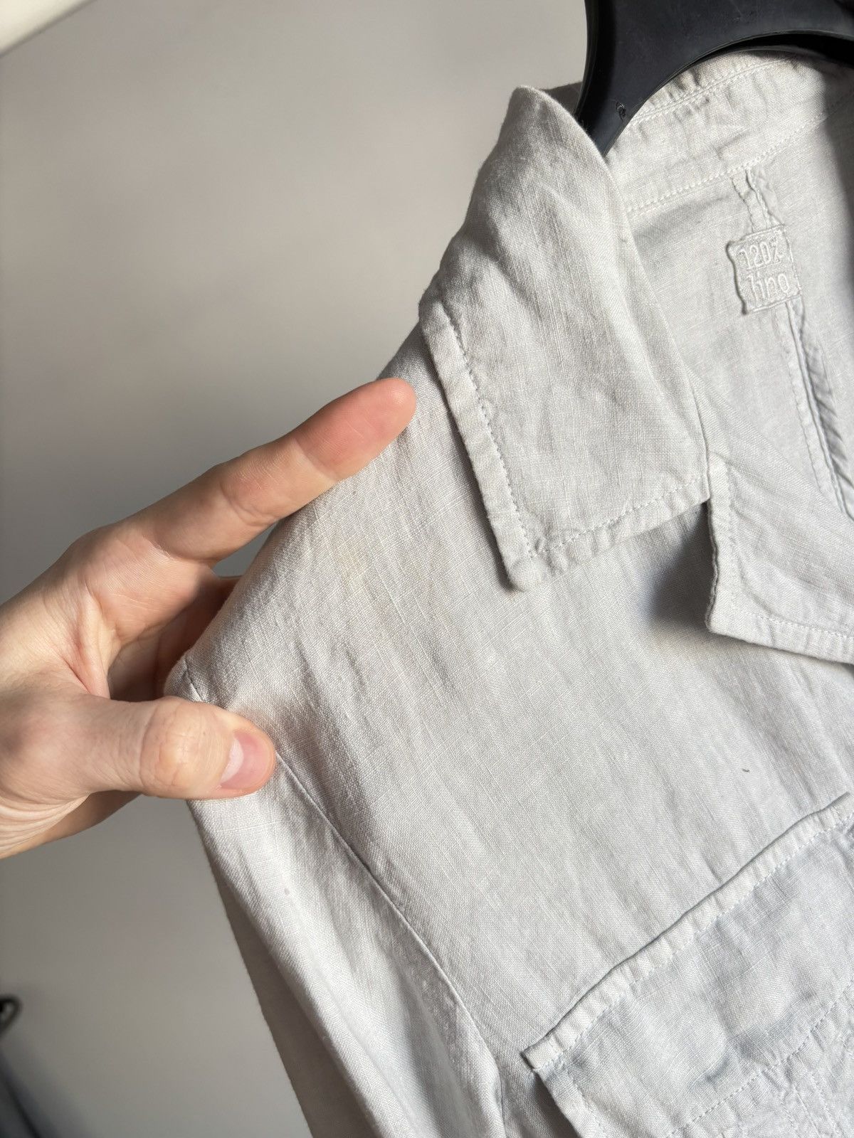 120% Lino 120% Lino Womens Grey Blazer 100% Linen New With Tags Size M / US 6-8 / IT 42-44 - 4 Thumbnail