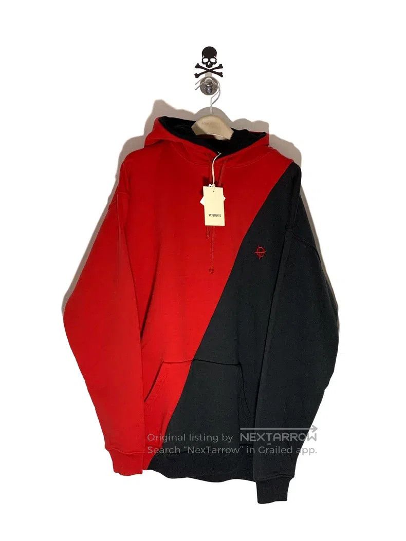 Vetements Vetements Patchwork Oversize Hoodie Size US M / EU 48-50 / 2 - 1 Thumbnail