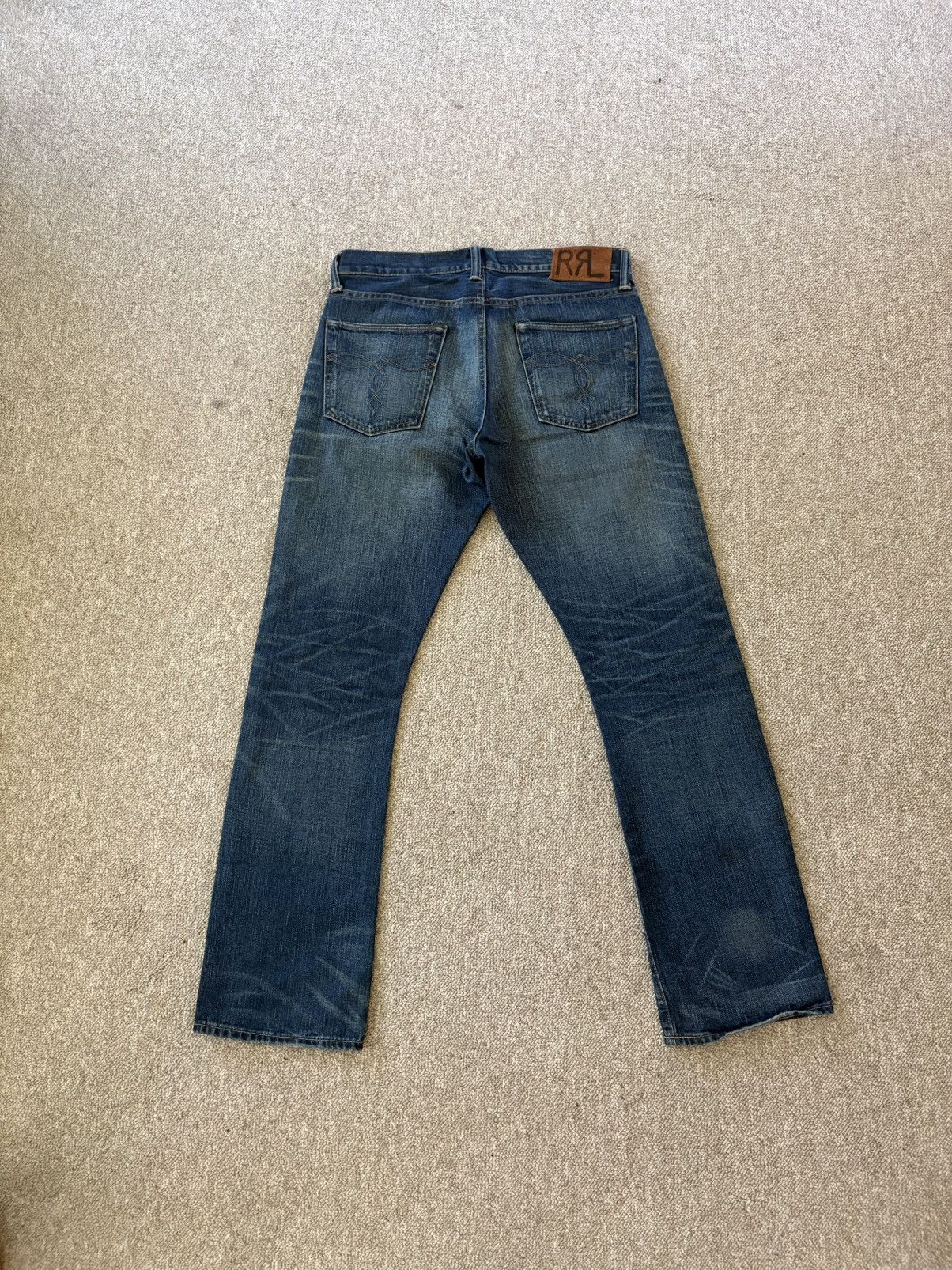RRL Ralph Lauren Slim boot cut selvedge jeans Size US 32 / EU 48 - 5 Thumbnail