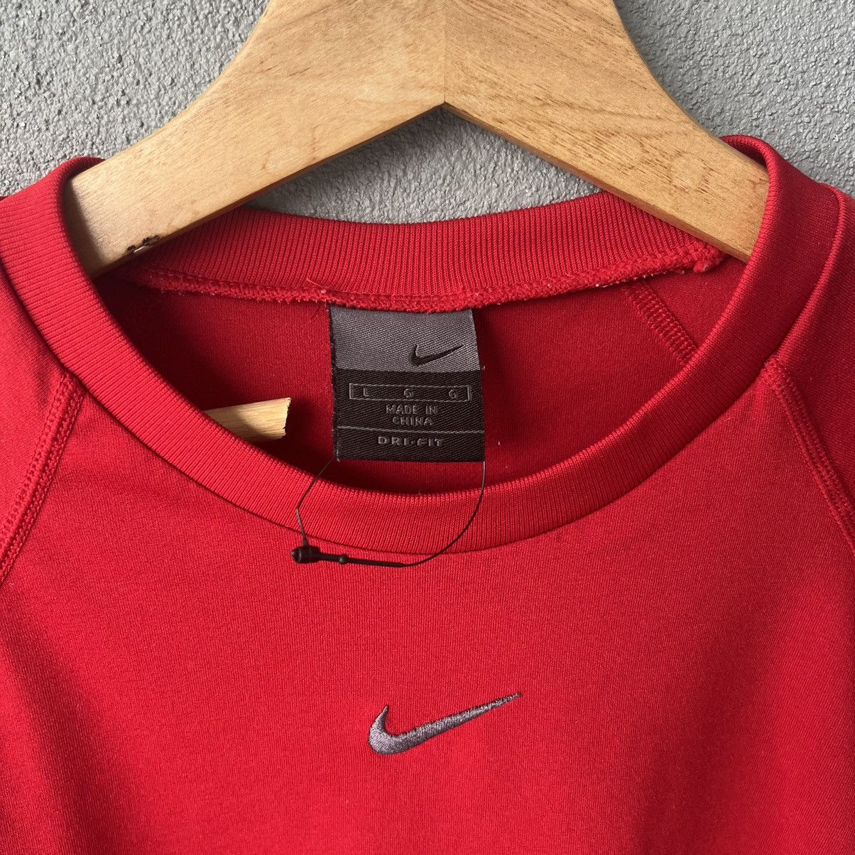 Nike Vintage Nike Centre Swoosh Long Sleeve Jersey Size US L / EU 52-54 / 3 - 2 Thumbnail