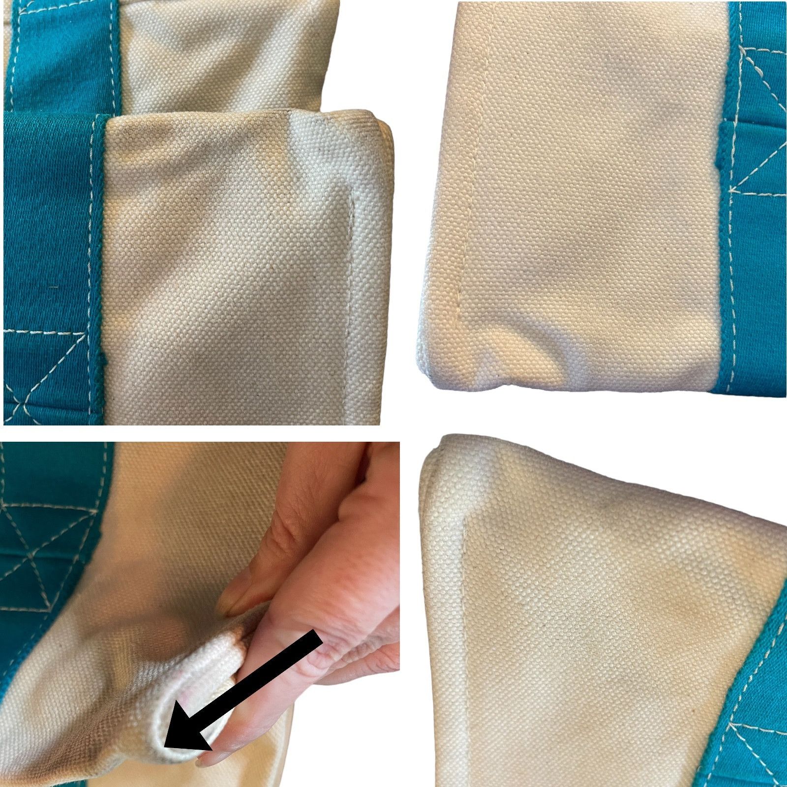 Hermes Hermes Bora Bora PM White Pantone Cotton Handheld Tote Size ONE SIZE - 10 Thumbnail