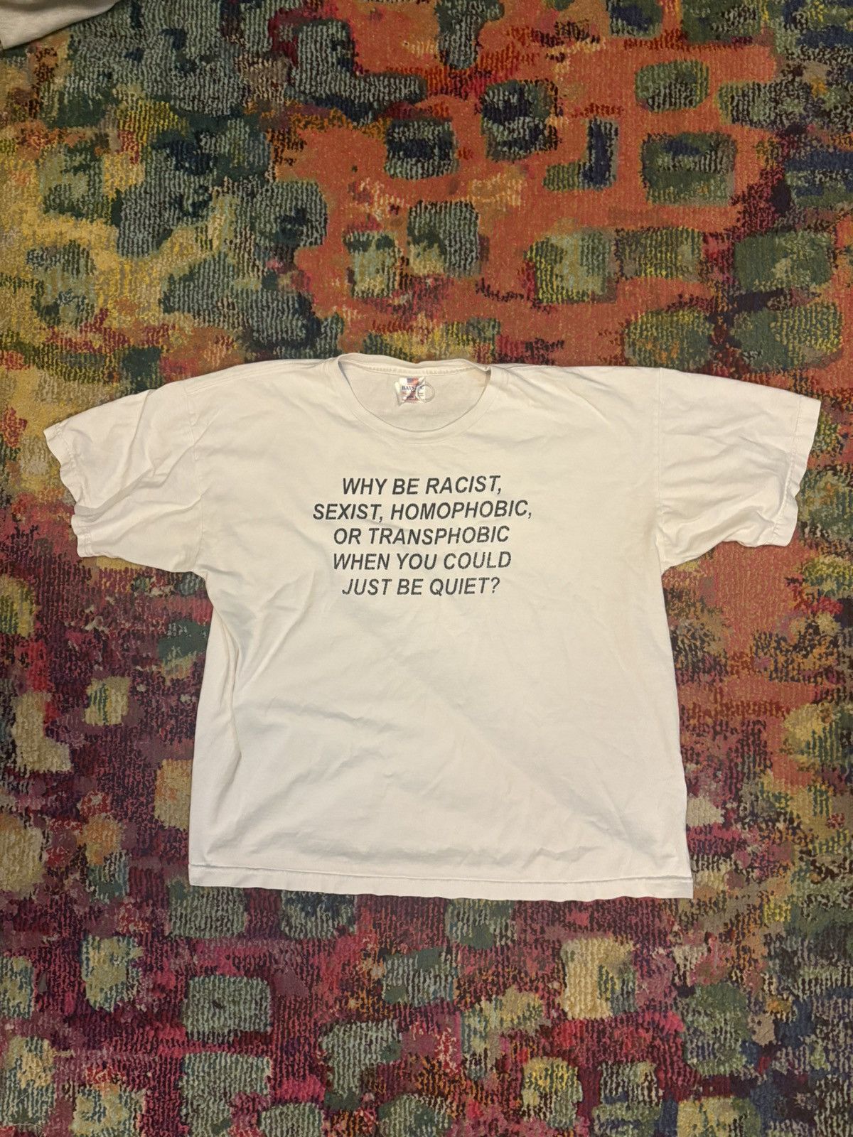 Other vintage white frank ocean homo statement tee Size US L / EU 52-54 / 3 - 3 Thumbnail
