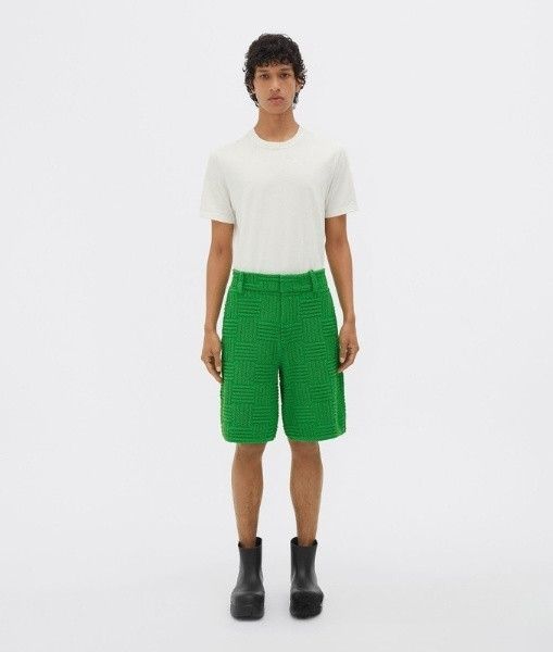 Bottega Veneta o1n1vont1224 Shorts in Parakeet Size US 34 / EU 50 - 1 Thumbnail