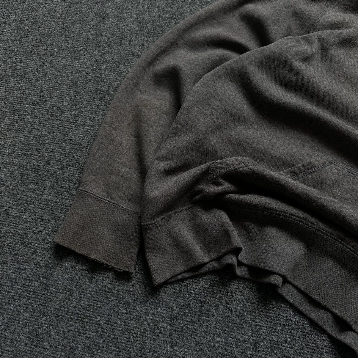 Nike VTG Japanese Style Dark Gray Hoodie Nike Size L Distressed Size US L / EU 52-54 / 3 - 3 Thumbnail