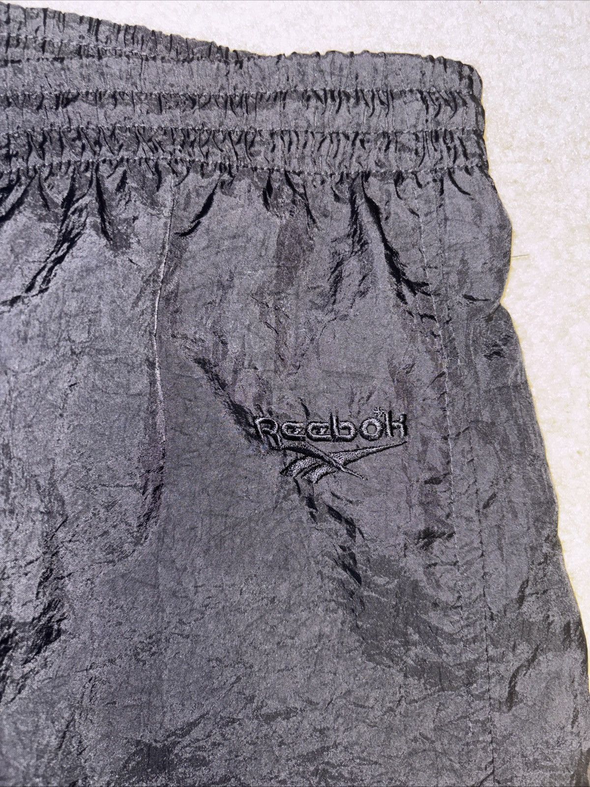 Reebok Reebok Pants Men's XL Black Nylon Windbreaker Lined Cuffed Size US 36 / EU 52 - 5 Thumbnail
