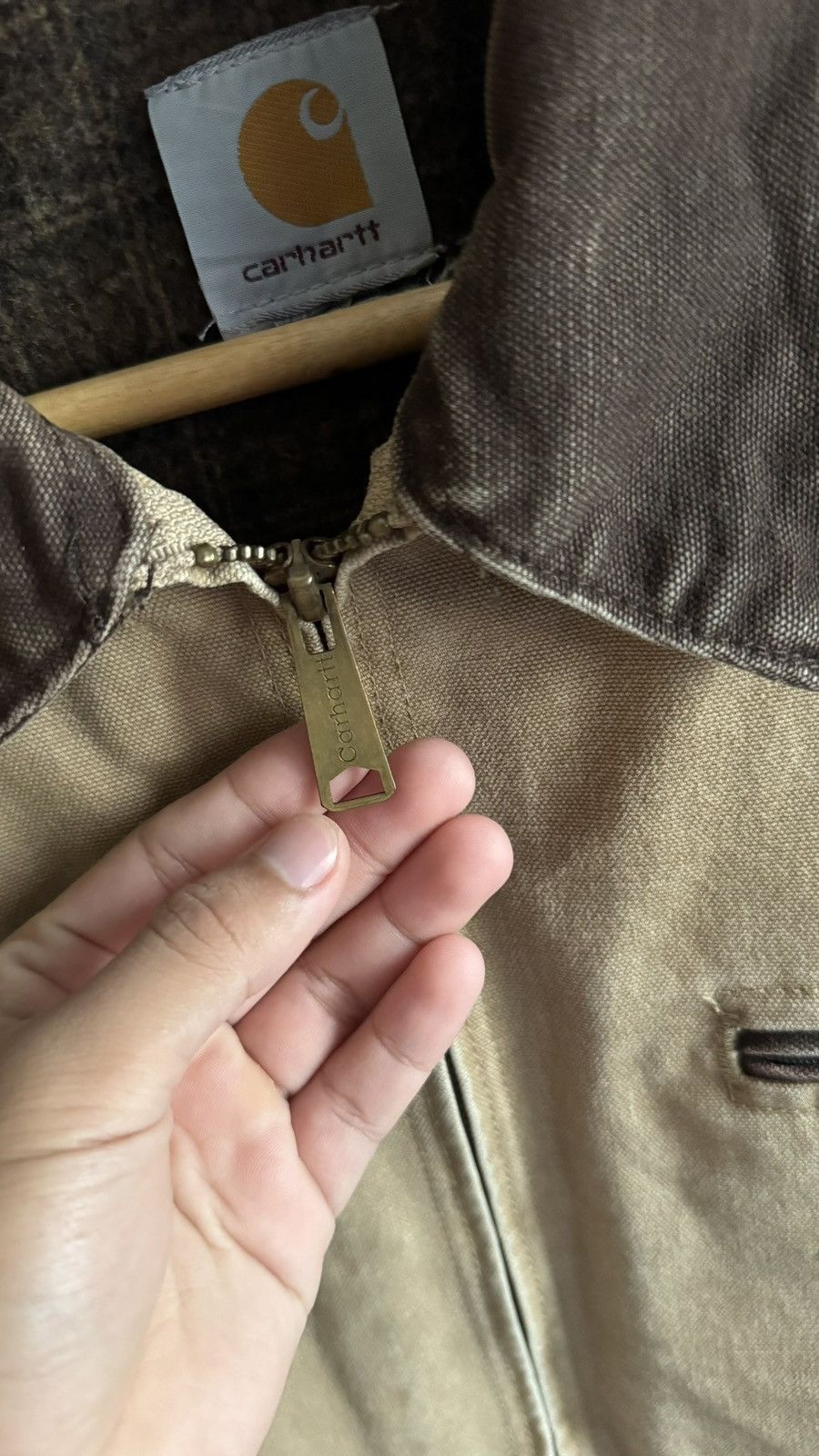 Vintage Vintage Carhartt Detroit Jacket J97 CML Size US XXL / EU 58 / 5 - 3 Thumbnail