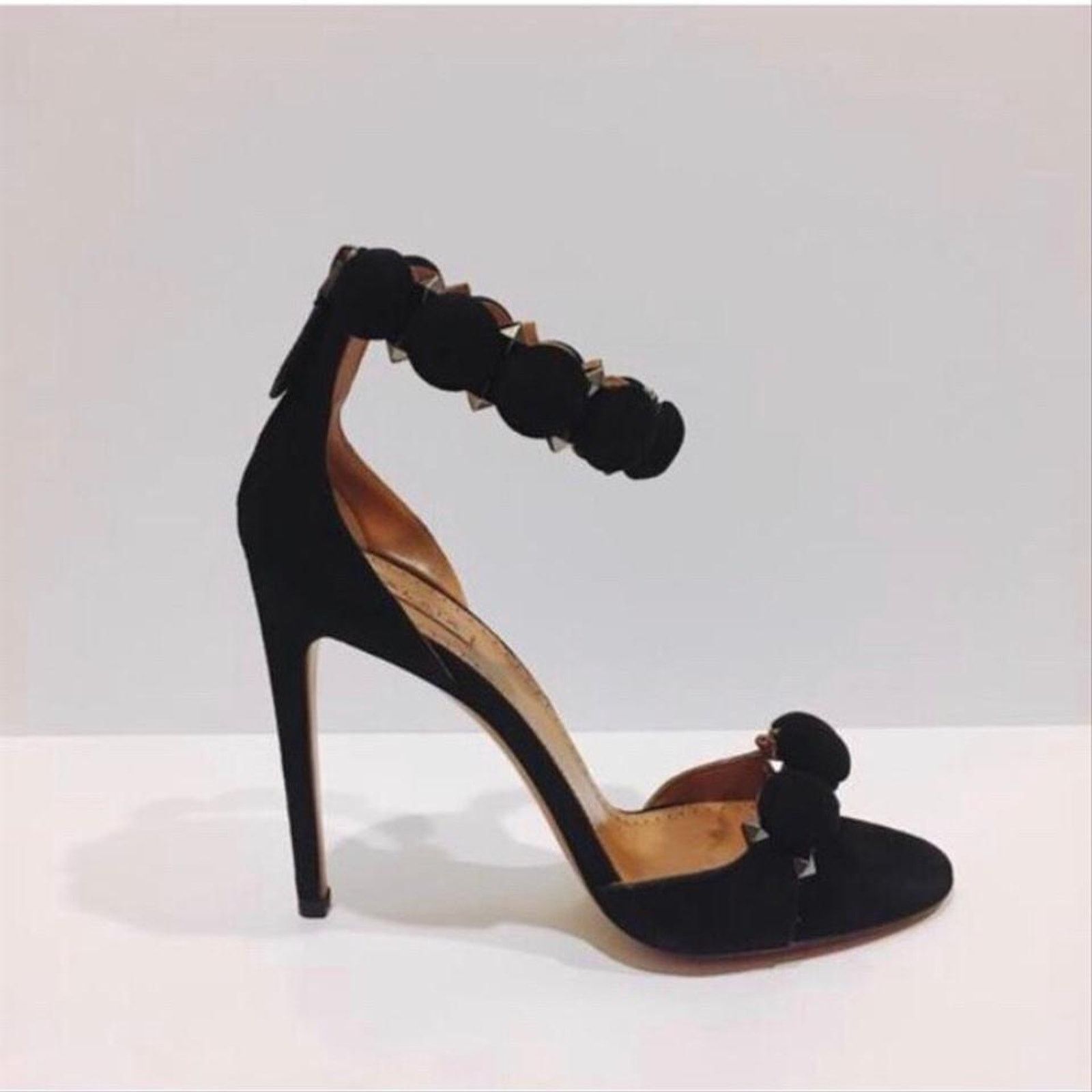 Alaia ALAIA Bombe 110 studded suede leather heels 38.5 Size US 8.5 / IT 38.5 - 8 Thumbnail