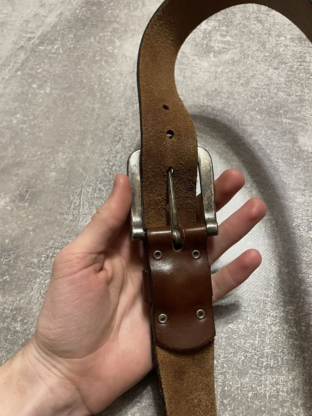 Kangol Vintage Kangol Leather Belt 90s Size ONE SIZE - 14 Thumbnail