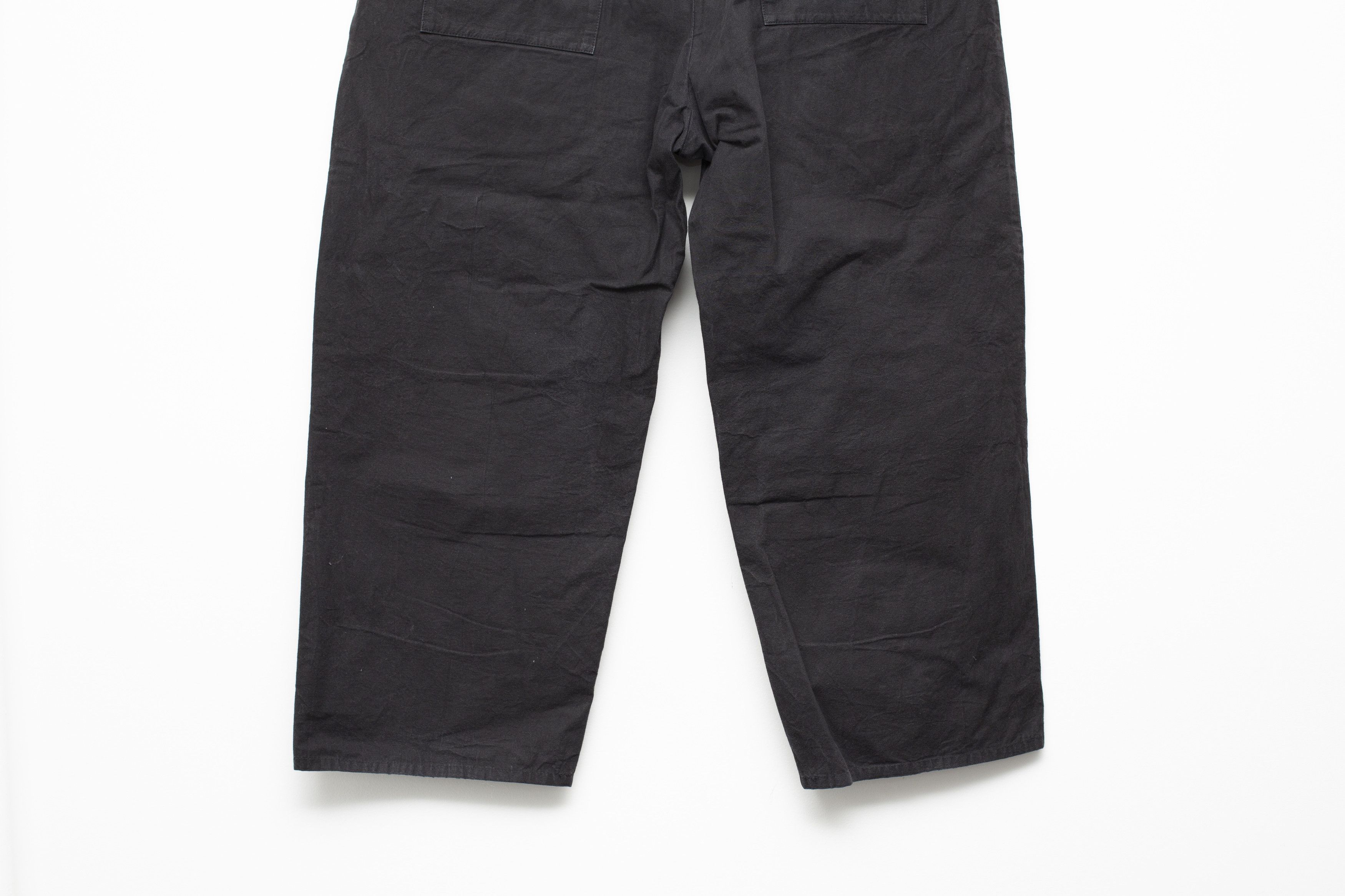 MAN-TLE R0P4 "Wide Pants" Black Wax Size US 34 / EU 50 - 6 Thumbnail