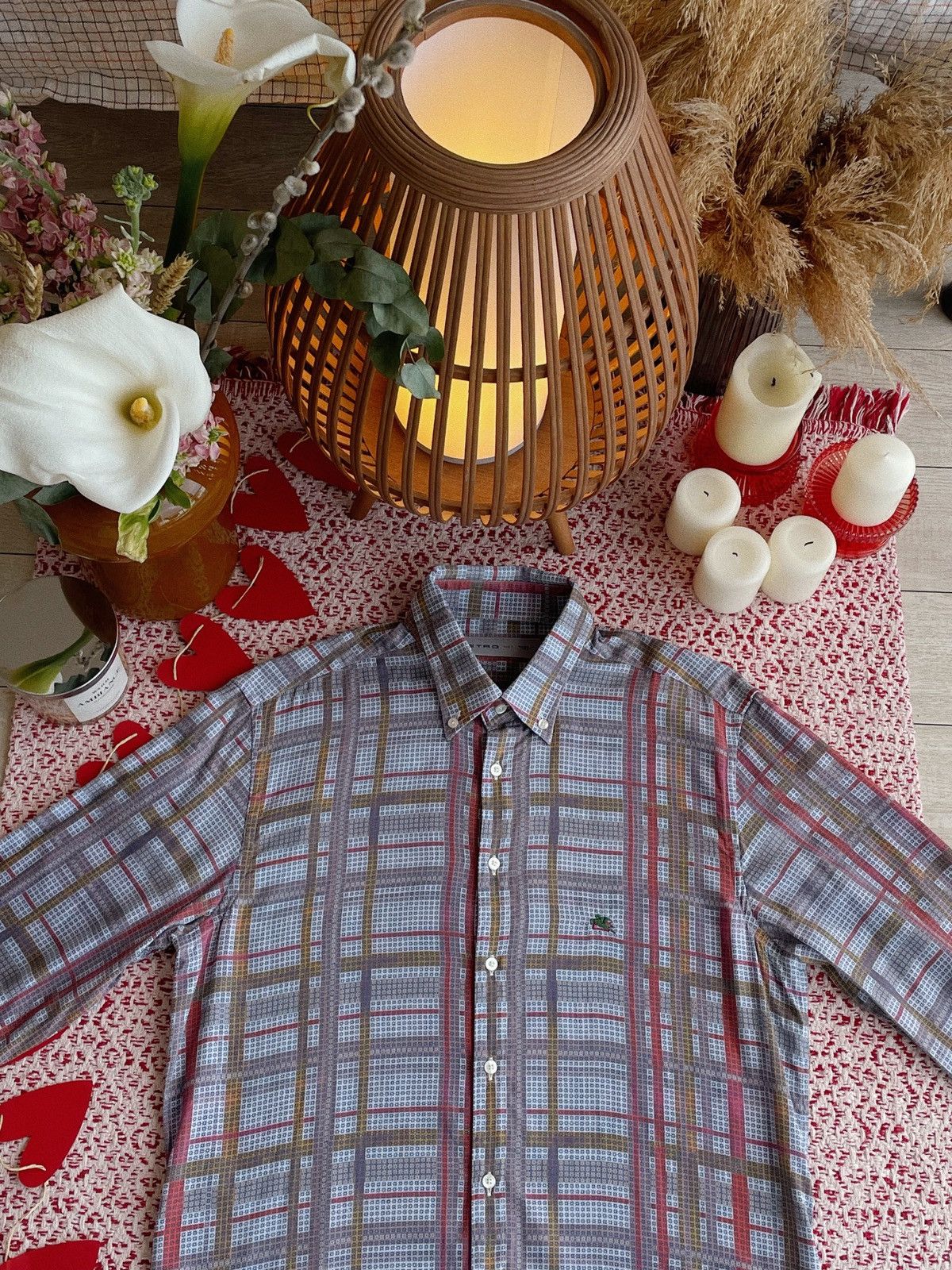 Etro Etro Milano Multicolor Check Shirt Size US M / EU 48-50 / 2 - 5 Thumbnail