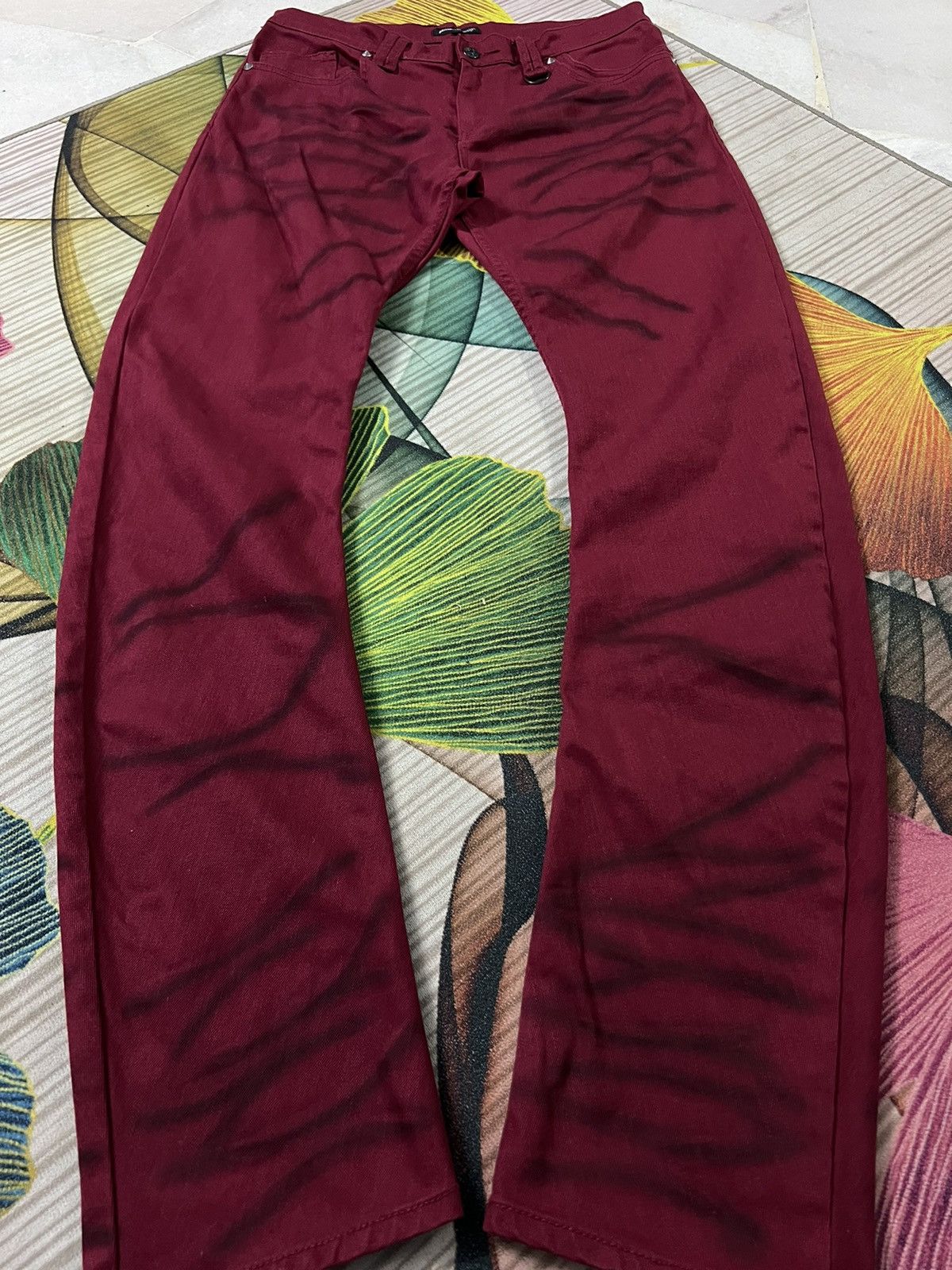 Japanese Brand × semanticdesign SEMANTIC DESIGN CURVE PUNK JEANS VERY RARE Size US 32 / EU 48 - 3 Thumbnail