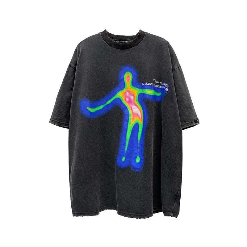 Japanese Brand × Vintage Distorted Portrait T-shirt Size US XL / EU 56 / 4 - 1 Thumbnail
