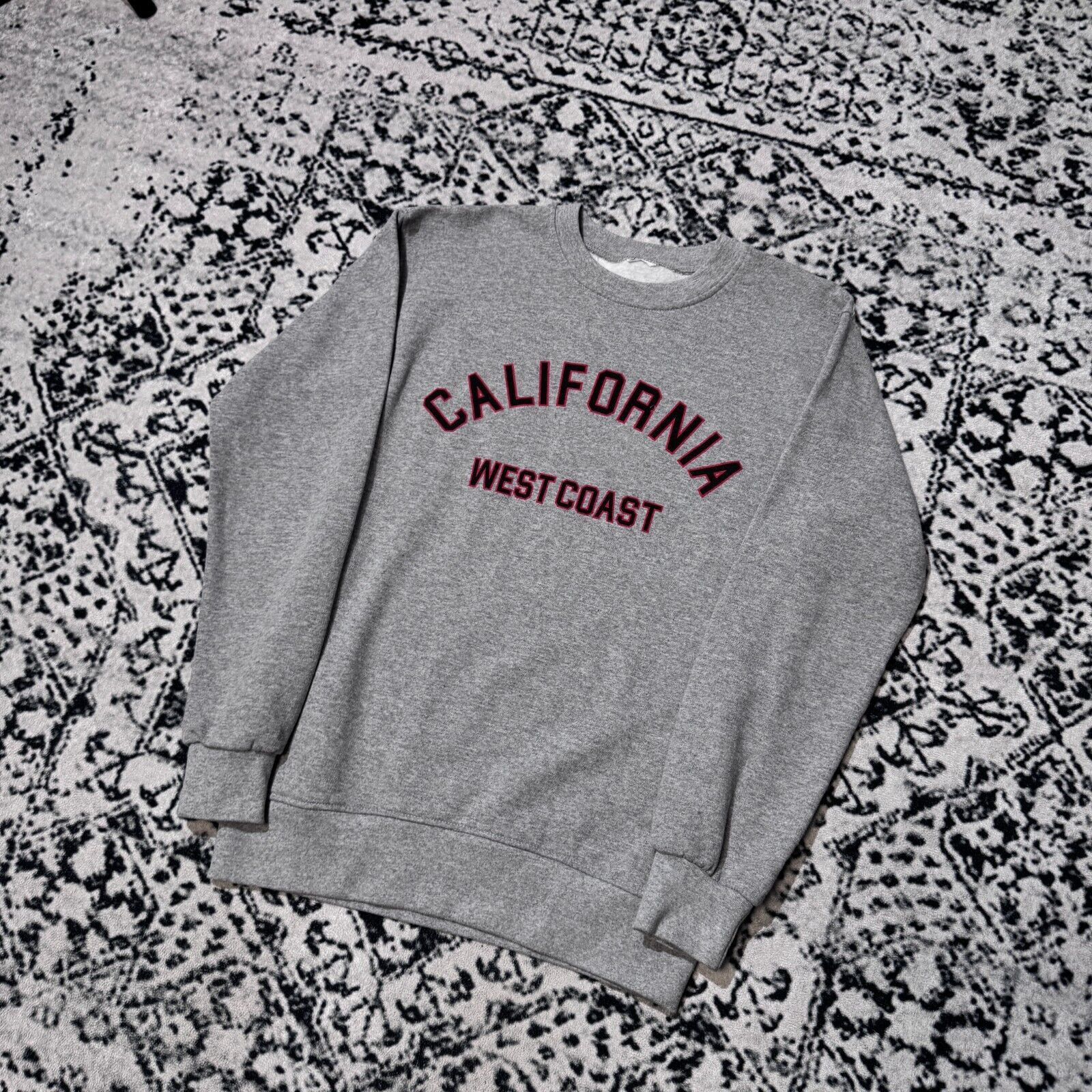 Vintage Vintage Gray Cotton Crewneck Size S California West Coast Size US S / EU 44-46 / 1 - 2 Thumbnail