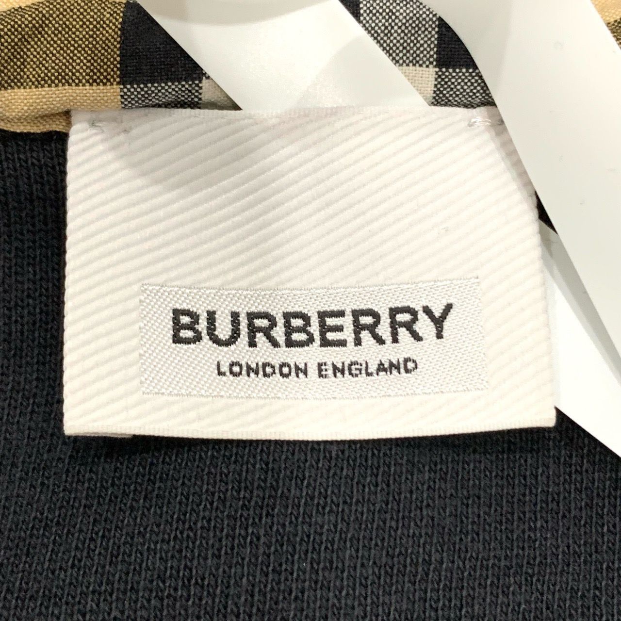 Burberry Burberry Black Plaid Hooded Zipper Coat XXS Cotton & Polyest Size US XXS / EU 40 - 2 Thumbnail
