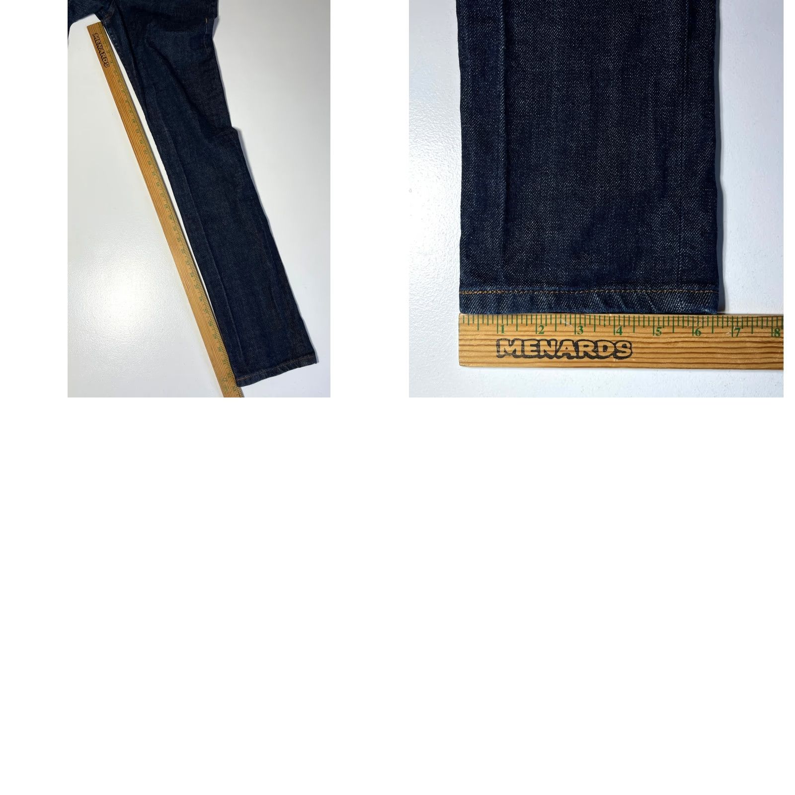 Vintage Naked & Famous Denim Weird Guy Stretch Selvedge Jeans Men’s 30x33 Blue Denim Slim Straight 5-Pocket City USA Vintage/Classic – Mens Size US 30 / EU 46 - 10 Thumbnail